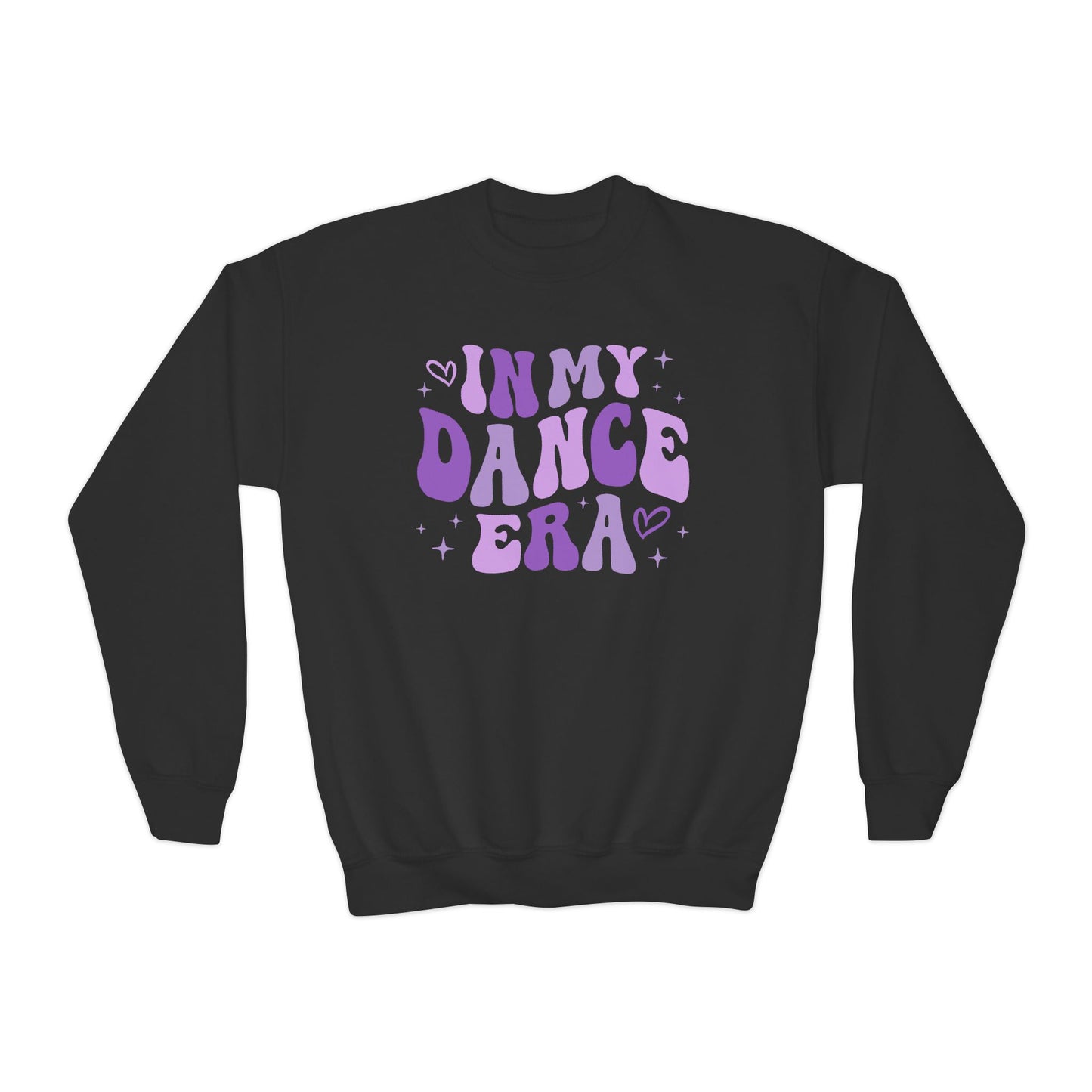 Purple Dance Sweatshirt, In My Dance Era, Gift for Her, Dancer, Youth Crewneck, Dance Gift for Girls, Dance Lover Present, Dance Teacher