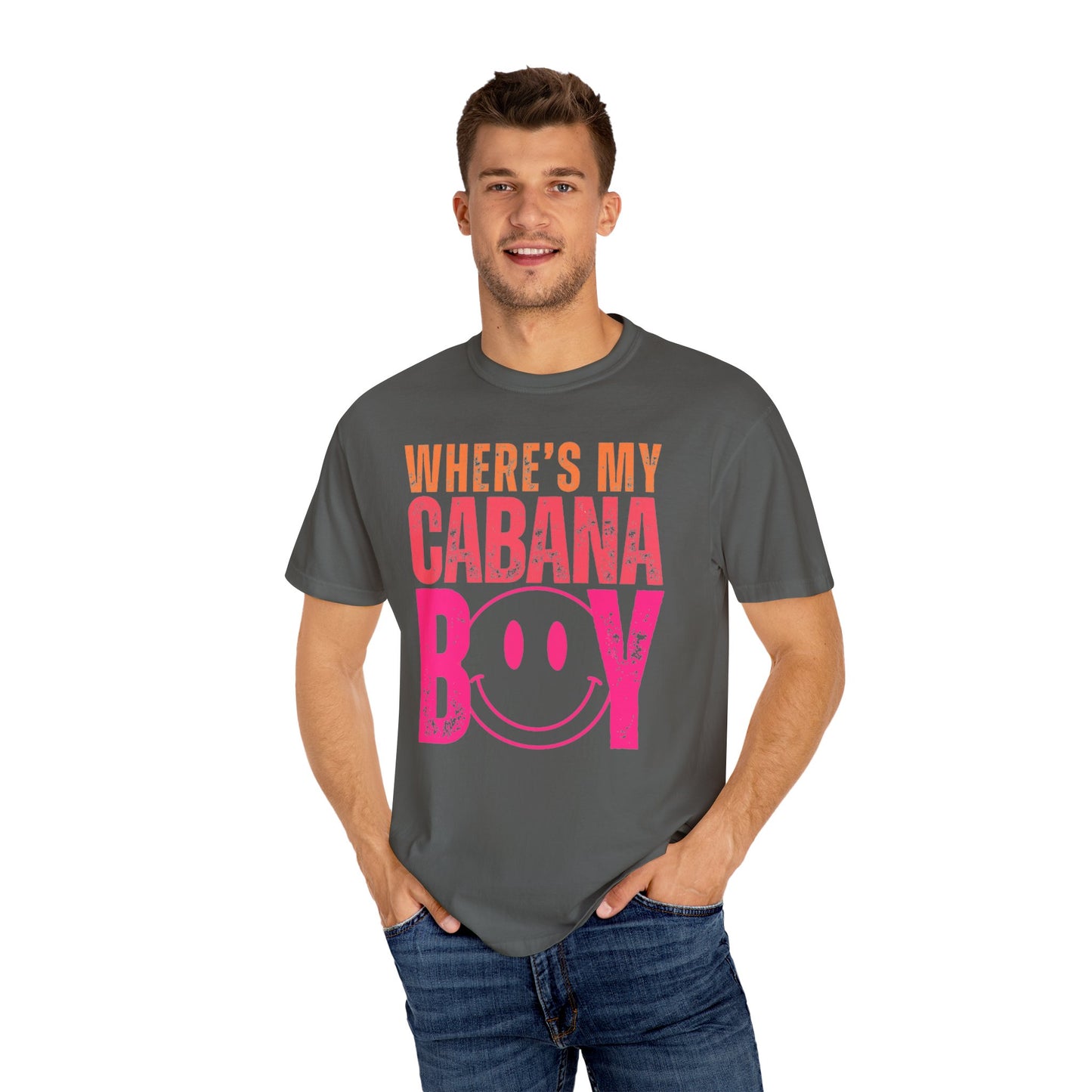 Wheres My Cabana Boy Unisex T-shirt, Funny Vacation Tee, Humorous Spring Break Shirt, Girls Trip Top, Beach Tee, Summer Vibes