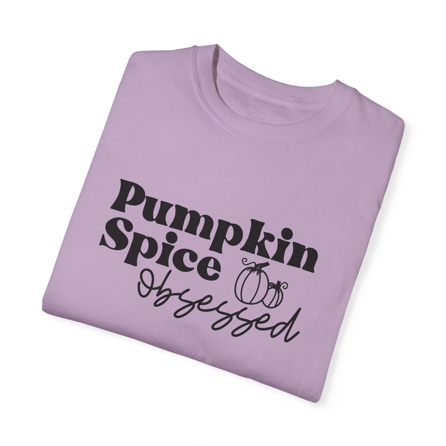 Pumpkin Spice Obsessed Shirt, Pumpkin Spice Season Tee, Women's Cute Fall T-Shirt, Cozy Fall Tops, PSL, Coffee Lover Crewneck, Autumn