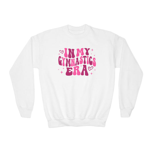 Pink Gymnast Youth Crewneck Sweatshirt, Gymnast Gift, In My Gymnastics Era, Gift for her, Cozy Sweatshirt, Gift for Swifty