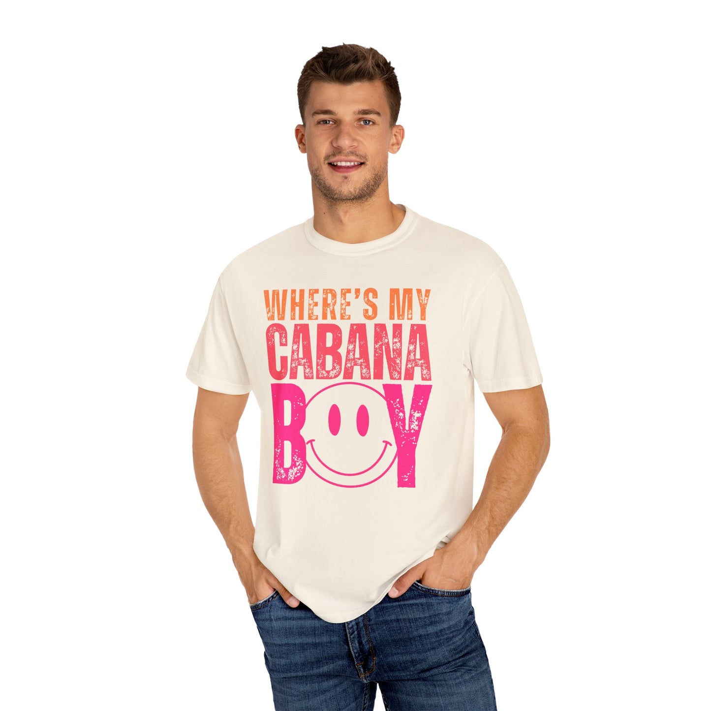 Wheres My Cabana Boy Unisex T-shirt, Funny Vacation Tee, Humorous Spring Break Shirt, Girls Trip Top, Beach Tee, Summer Vibes