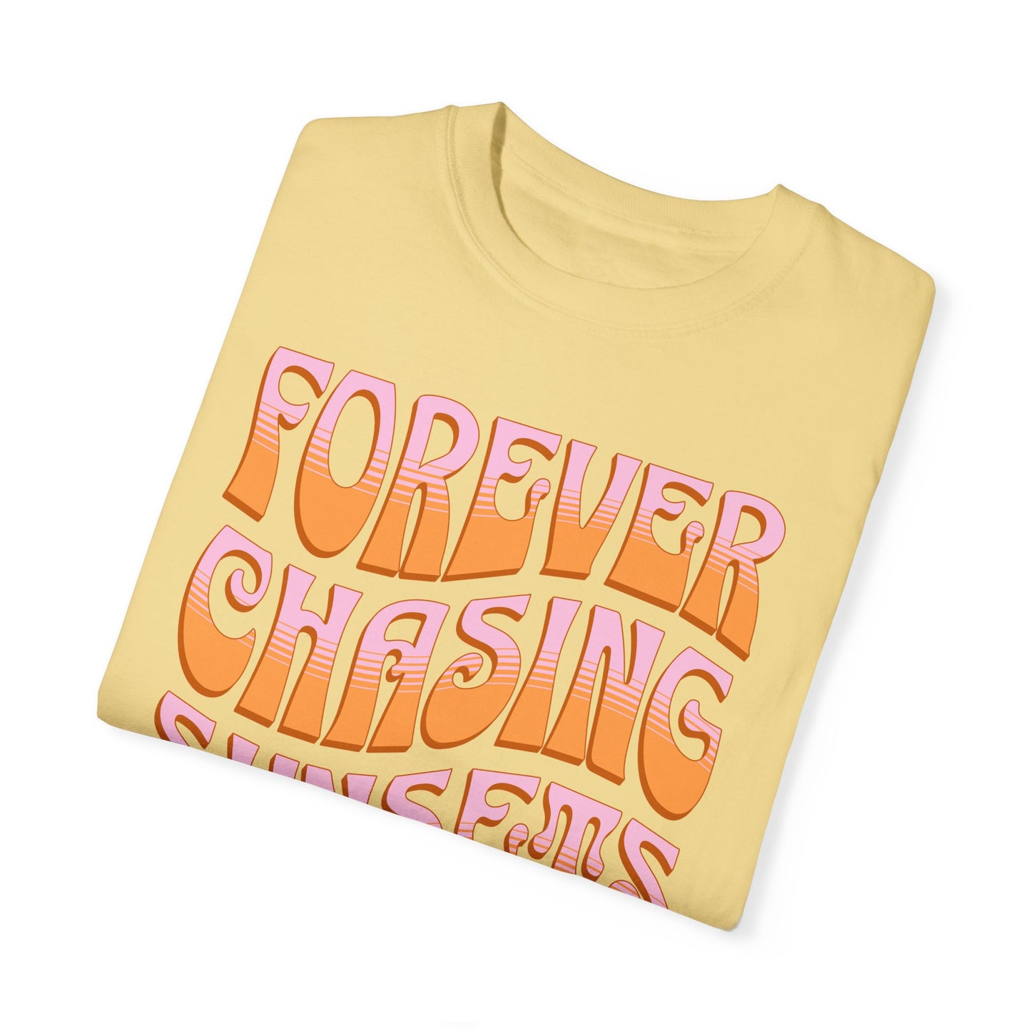 Chasing Sunsets T-shirt, Vintage Retro Unisex Graphic Tee, Beach Bum Shirt, Ocean Lover Gift, Spring Break