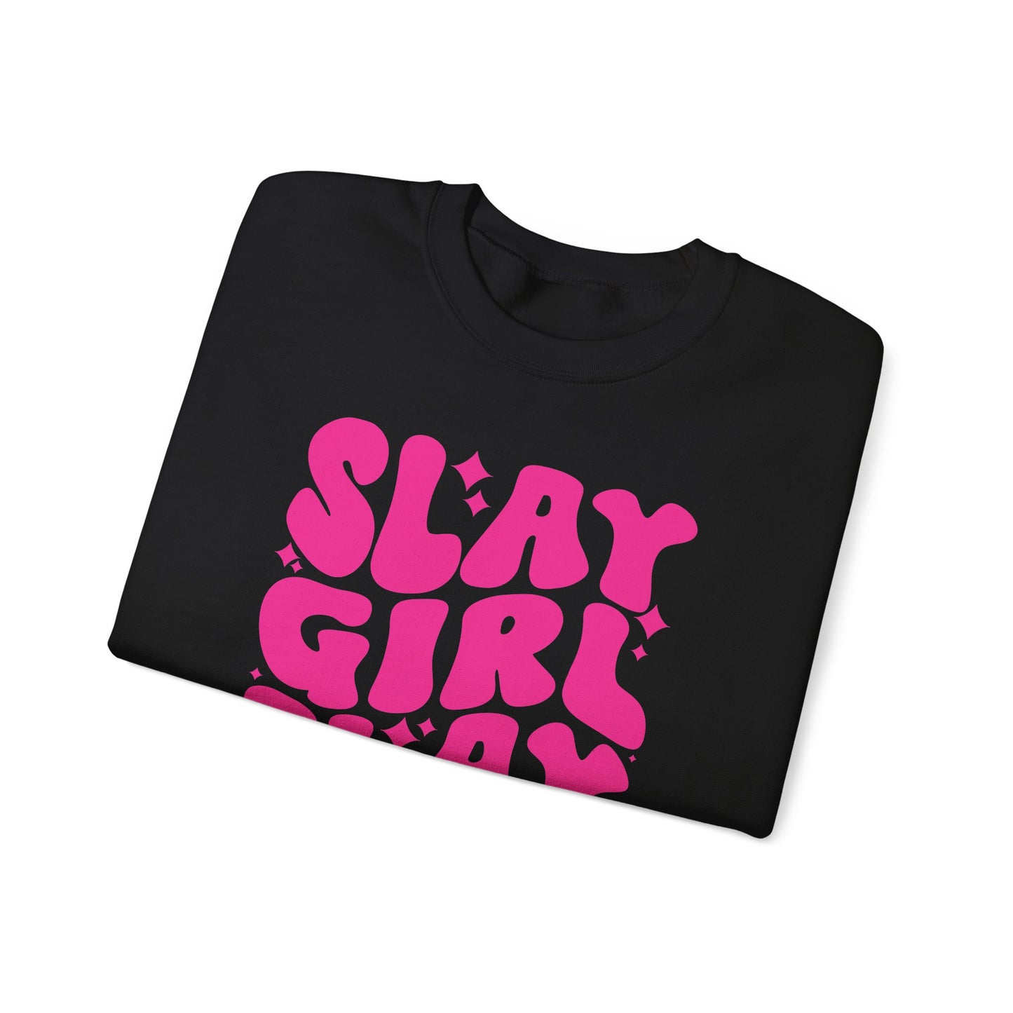 Slay Girl Slay Sweatshirt, Motivational Crewneck, Girl Empowerment Sporty Girl Boss Gift, Unisex Jumper, Fashion Statement