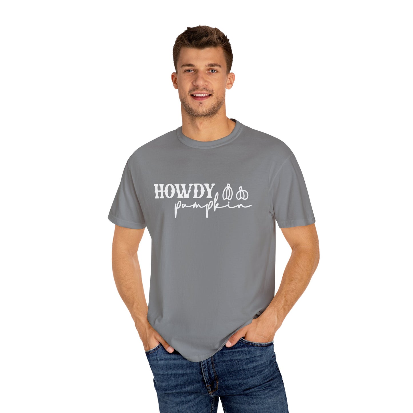 Howdy Pumpkin Shirt, Women's Cute Fall T-Shirt, Cozy Fall Tops, Country Crewneck, Southwest Tee, Autumn, Unisex T-shirt, Fall Graphic Tee