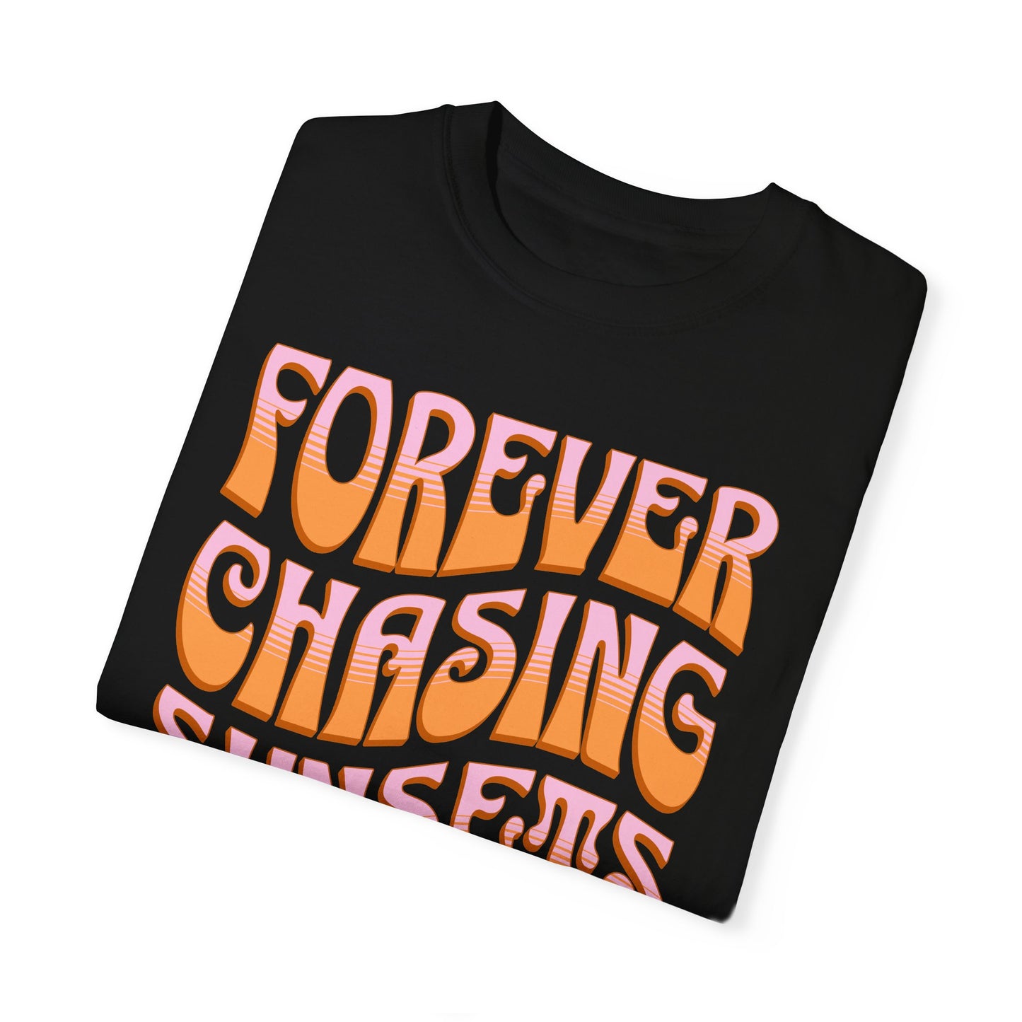 Chasing Sunsets T-shirt, Vintage Retro Unisex Graphic Tee, Beach Bum Shirt, Ocean Lover Gift, Spring Break