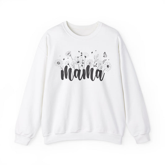 Floral Mama Coquette Sweatshirt, Retro Mama Mothers Day Gift, Floral Mama Sweatshirt, Mama Flower Sweatshirt, Unisex Sweatshirt