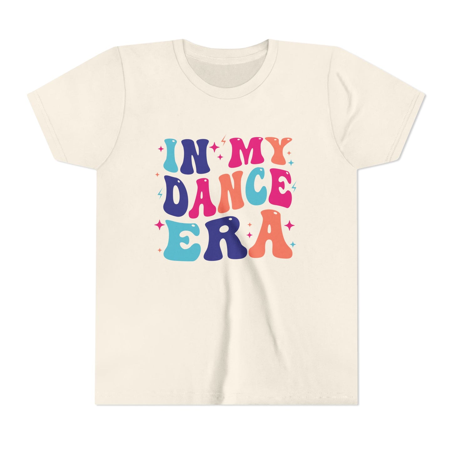 In My Dance Era Youth Tee, Dance Gift, Dancer T-Shirt, Colorful Youth Shirt, Dance Gift, Dancewear