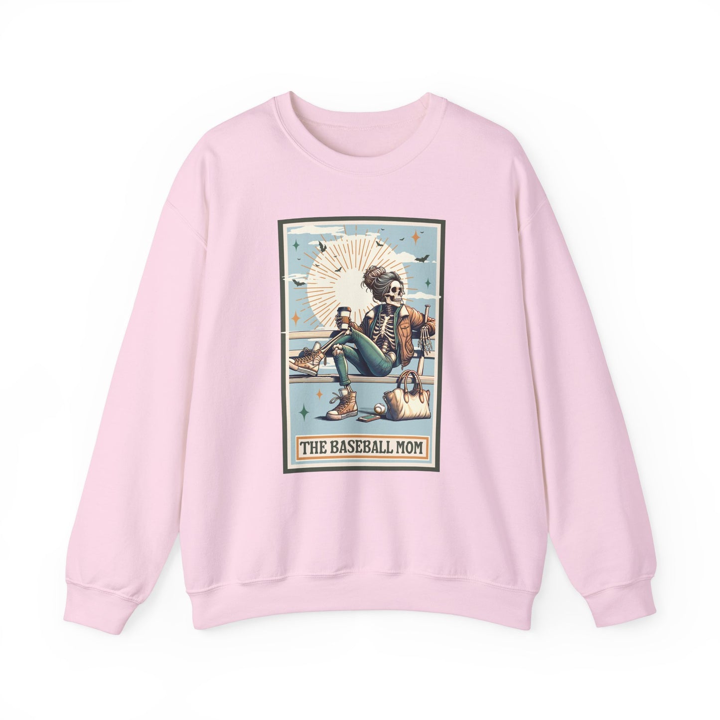 The Baseball Mom, Unisex Heavy Blend™ Crewneck Sweatshirt