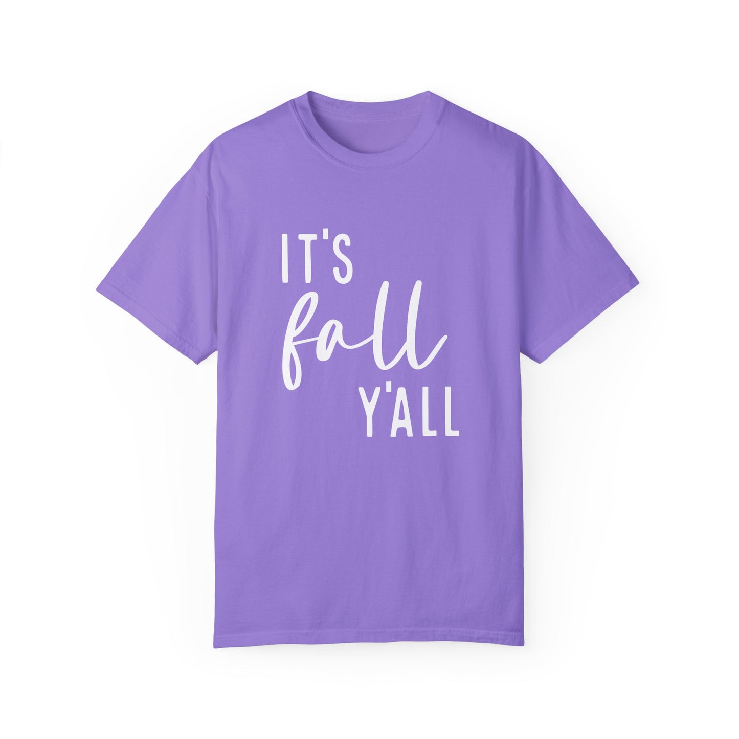 It's Fall Y'all Shirt, Autumn Season Tee, Women's Cute Fall T-Shirt, Fall Tops, Cozy Crewneck, Autumn, Comfy Fall Tshirt, Funny Fall Fashion