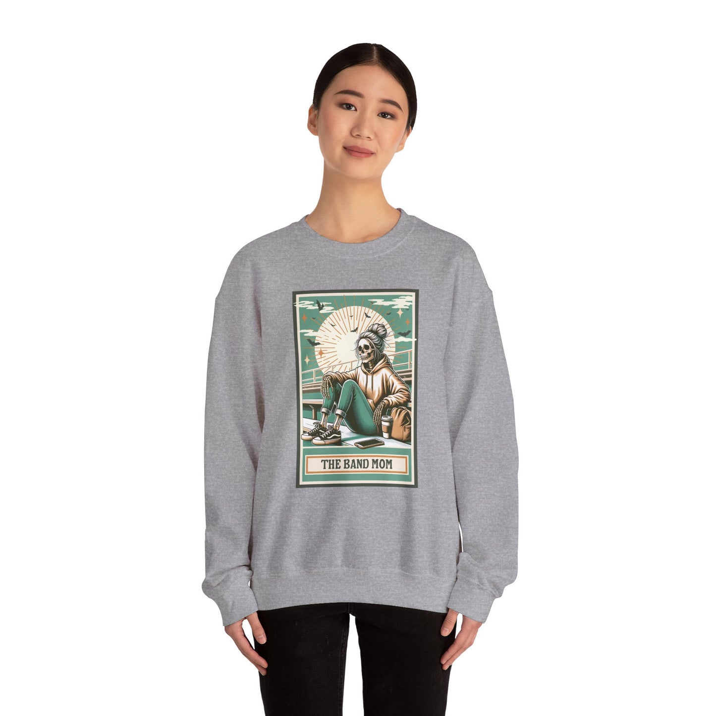 The Band Mom Unisex Heavy Blend™ Crewneck Sweatshirt