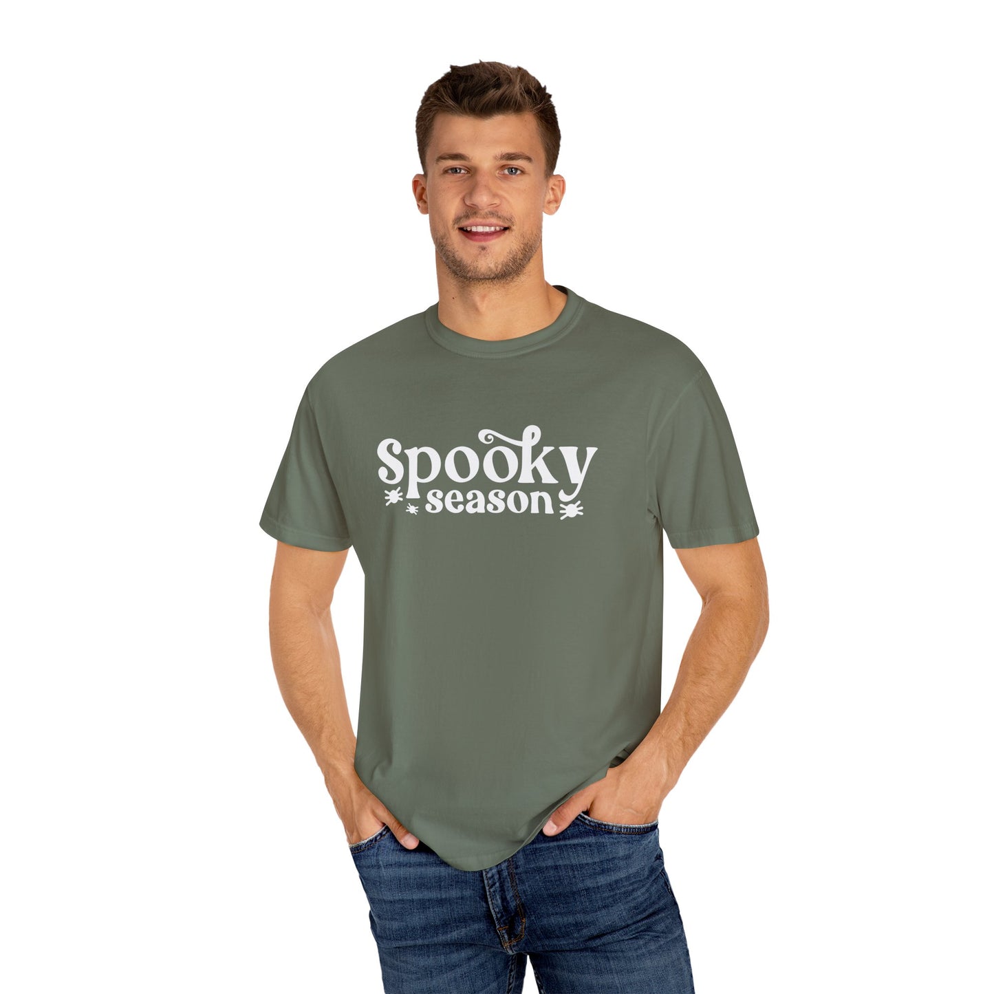 Spooky Season Shirt, Graphic Halloween Top, Womens Fall Graphic Tee, Halloween Party Shirt, Creepy Crewneck, Fall Gift, Trendy Halloween Top