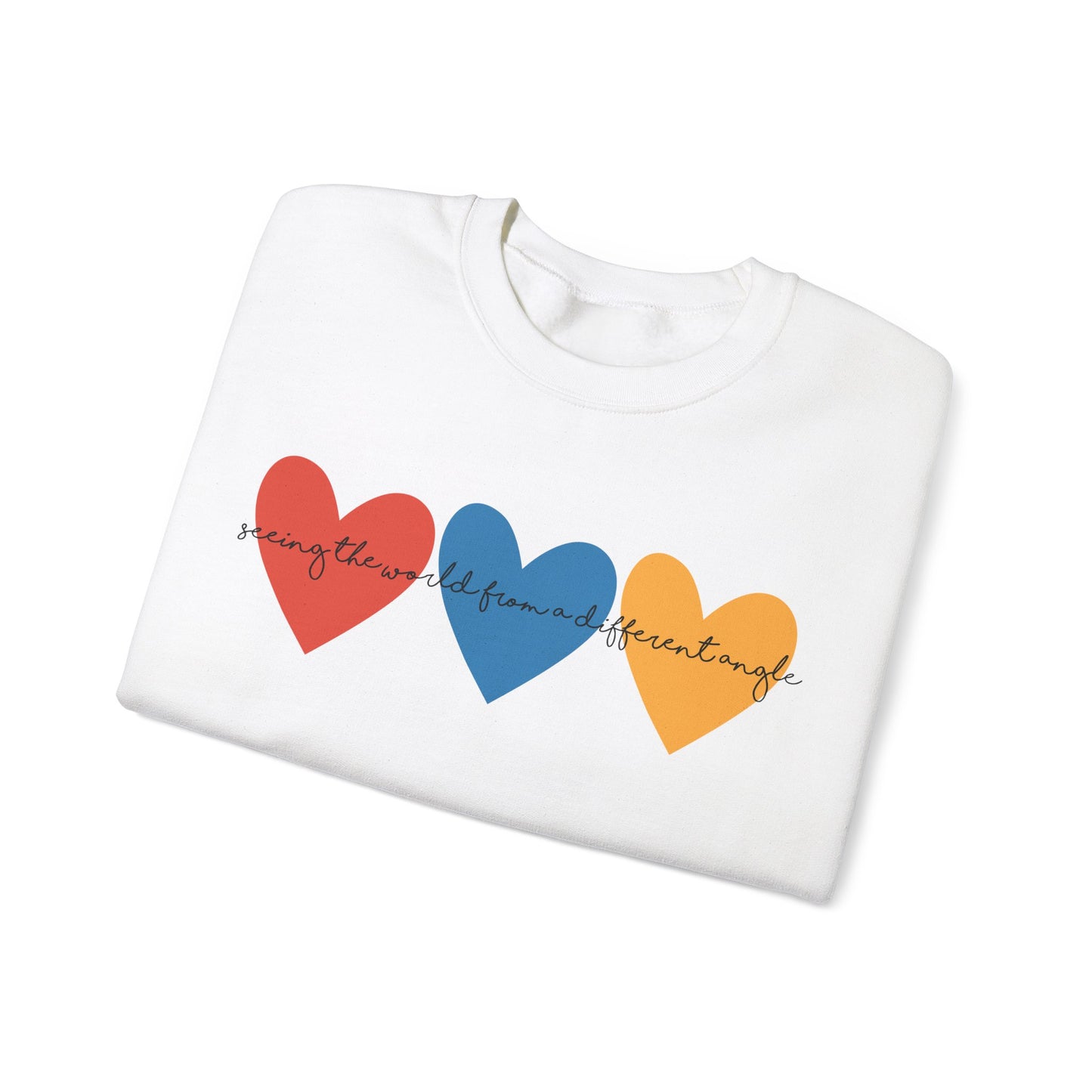 Autism Awareness Retro Heart Sweatshirt, Crewneck, Autism Mama, Advocate, Special Education, Neurodiversity