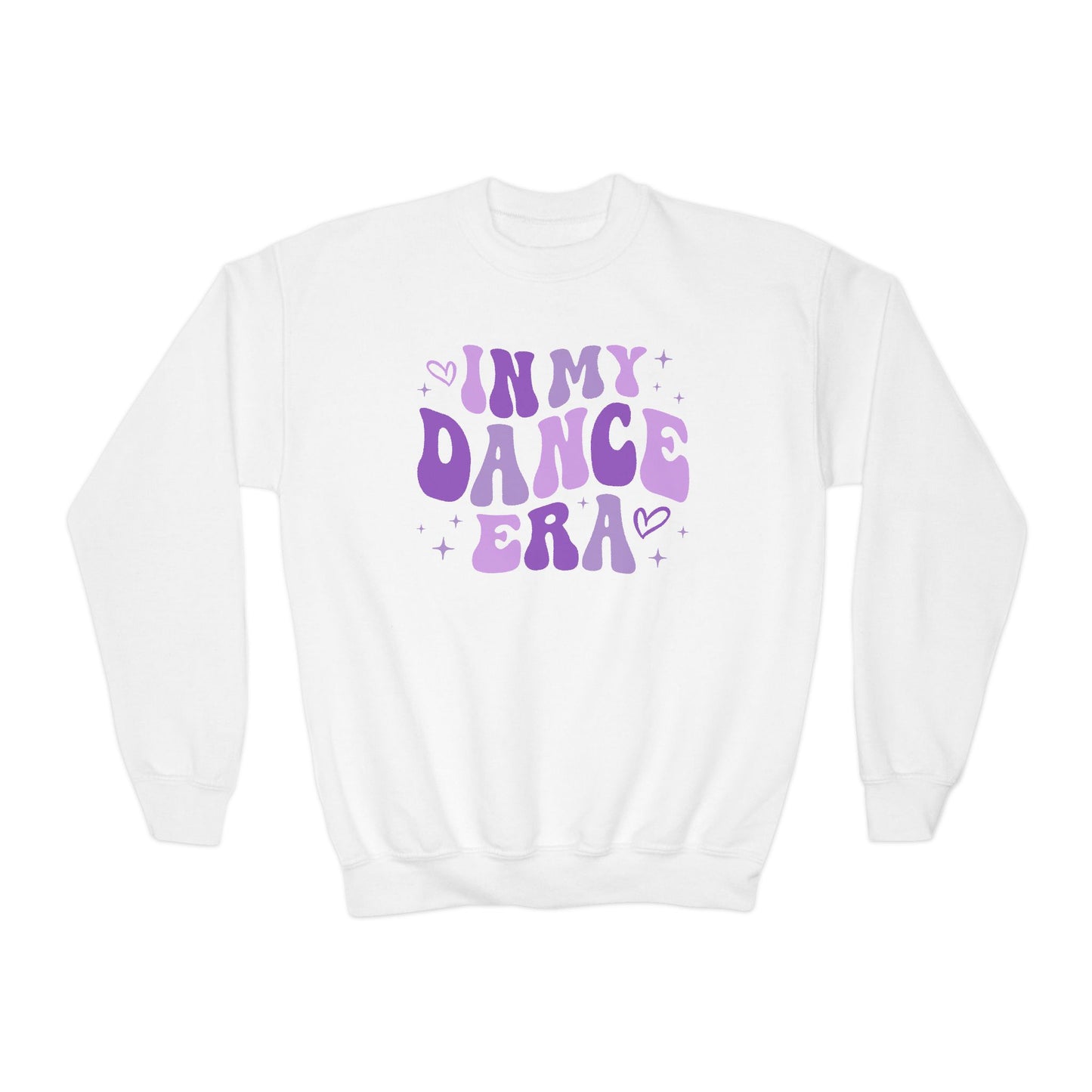 Purple Dance Sweatshirt, In My Dance Era, Gift for Her, Dancer, Youth Crewneck, Dance Gift for Girls, Dance Lover Present, Dance Teacher