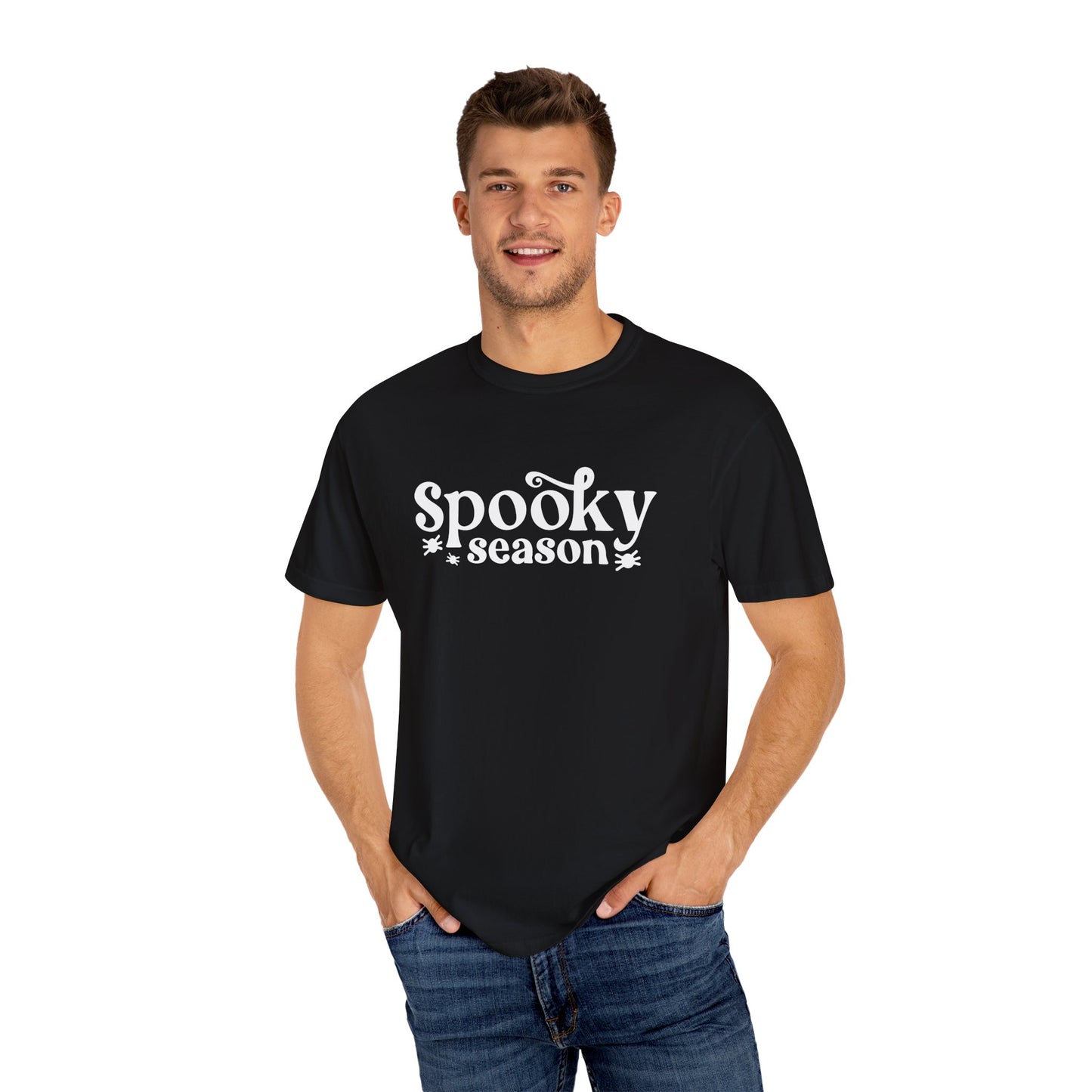 Spooky Season Shirt, Graphic Halloween Top, Womens Fall Graphic Tee, Halloween Party Shirt, Creepy Crewneck, Fall Gift, Trendy Halloween Top