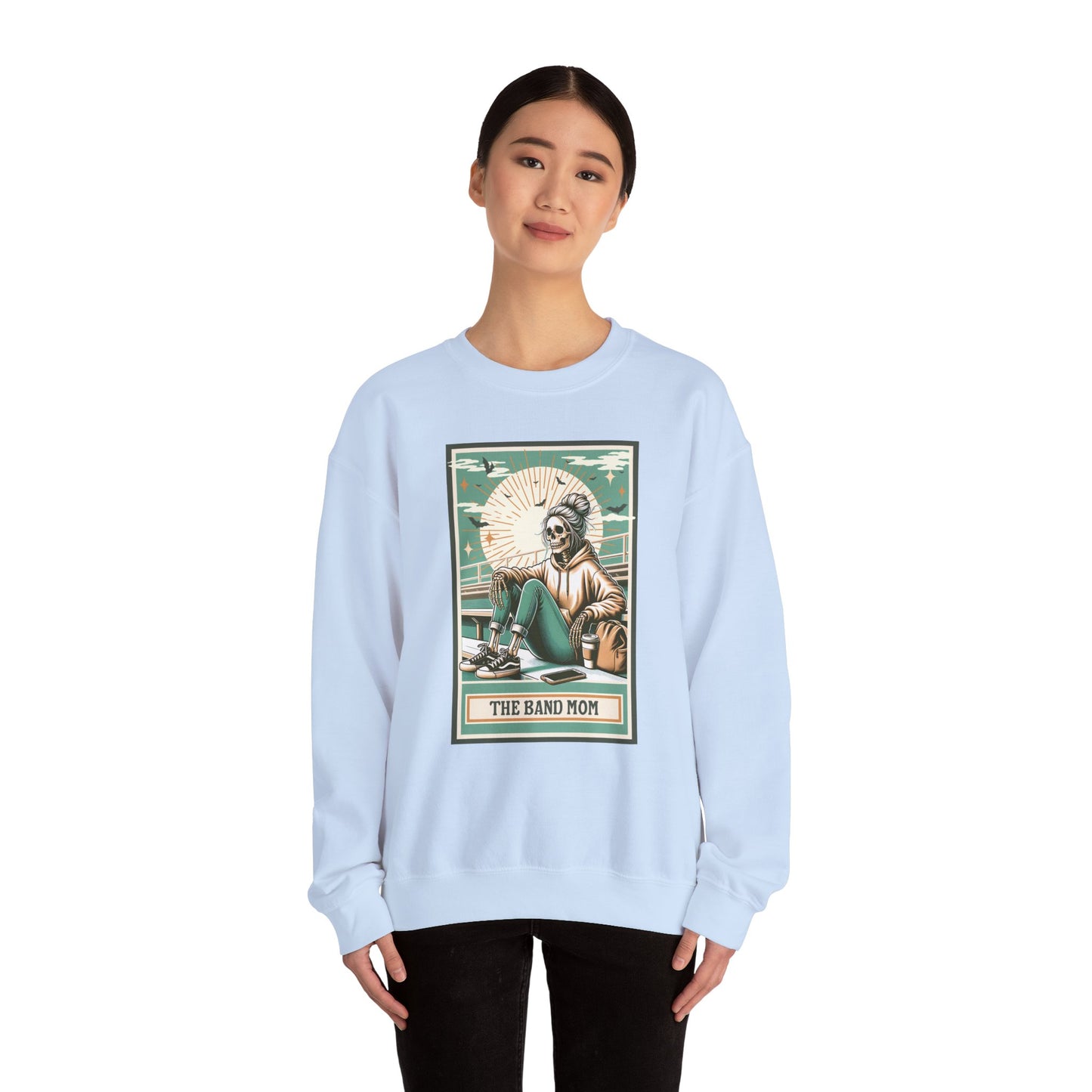 The Band Mom Unisex Heavy Blend™ Crewneck Sweatshirt