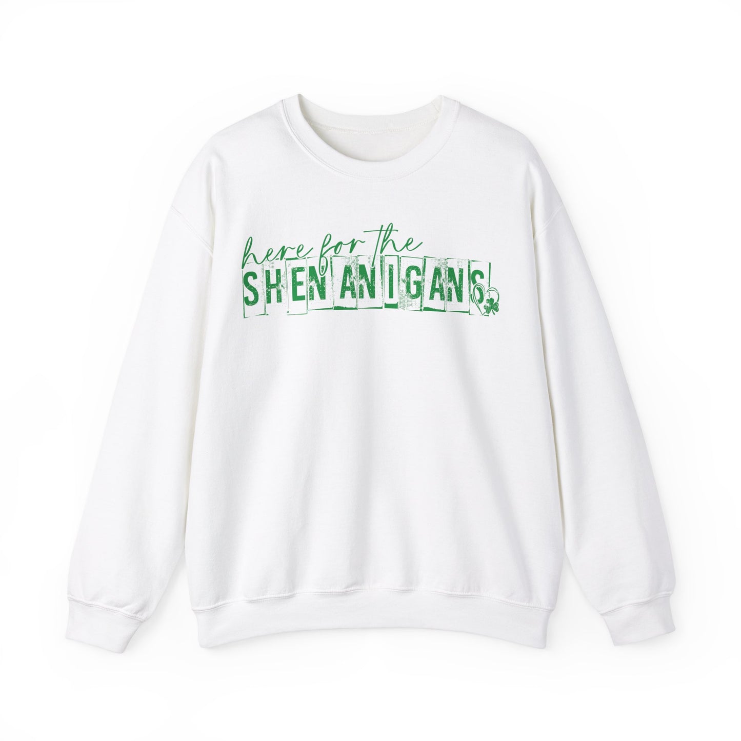 St Patricks Day Lucky Crewneck Sweatshirt, St Paddys Day, Irish Funny Shenanigans, St Patricks Shirt, Holiday Sweatshirt