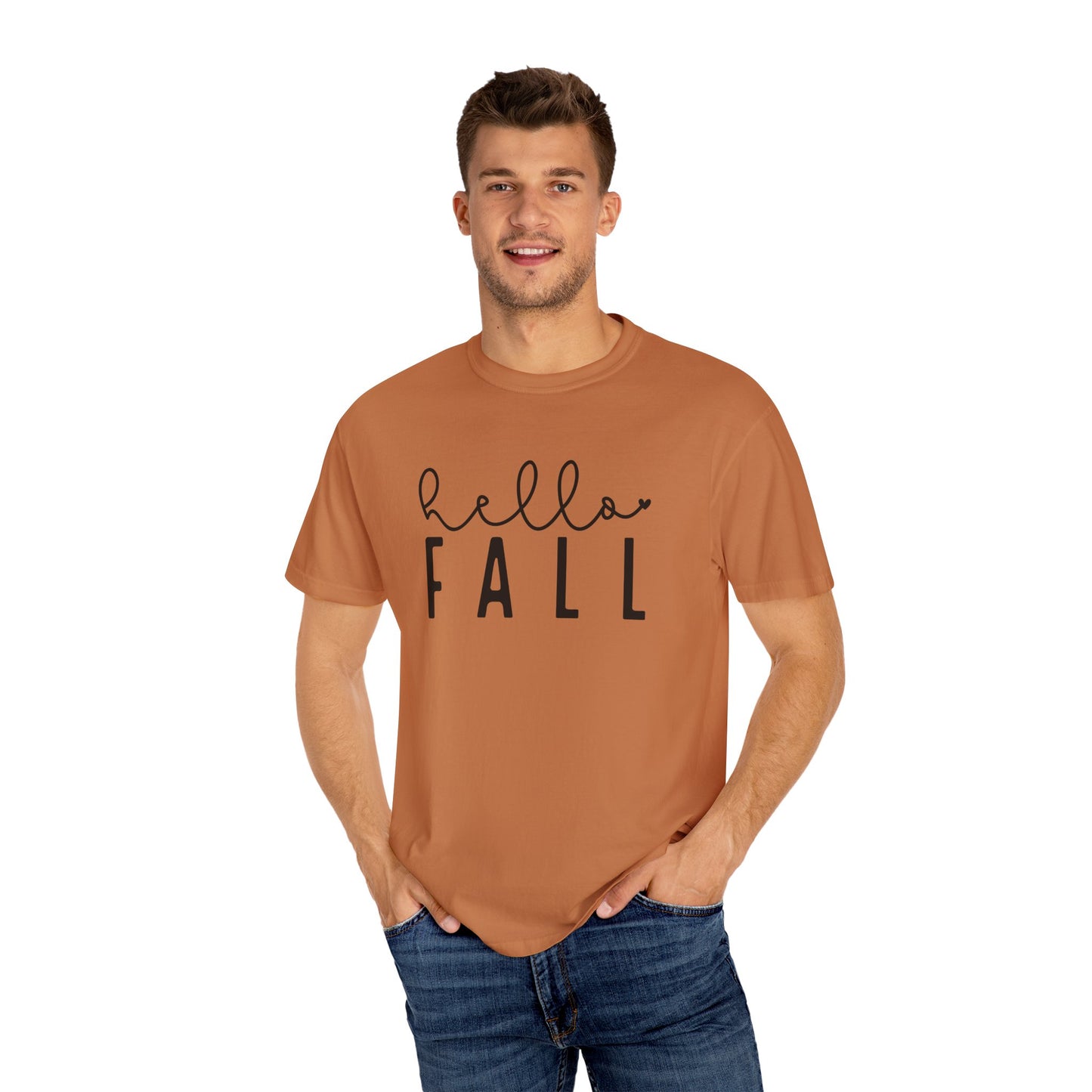 Hello Fall Shirt, Autumn Season Tee, Women's Cute Fall T-Shirt, Fall Tops, Cozy Crewneck, Autumn, Comfy Fall Tshirt, Funny Fall Fashion