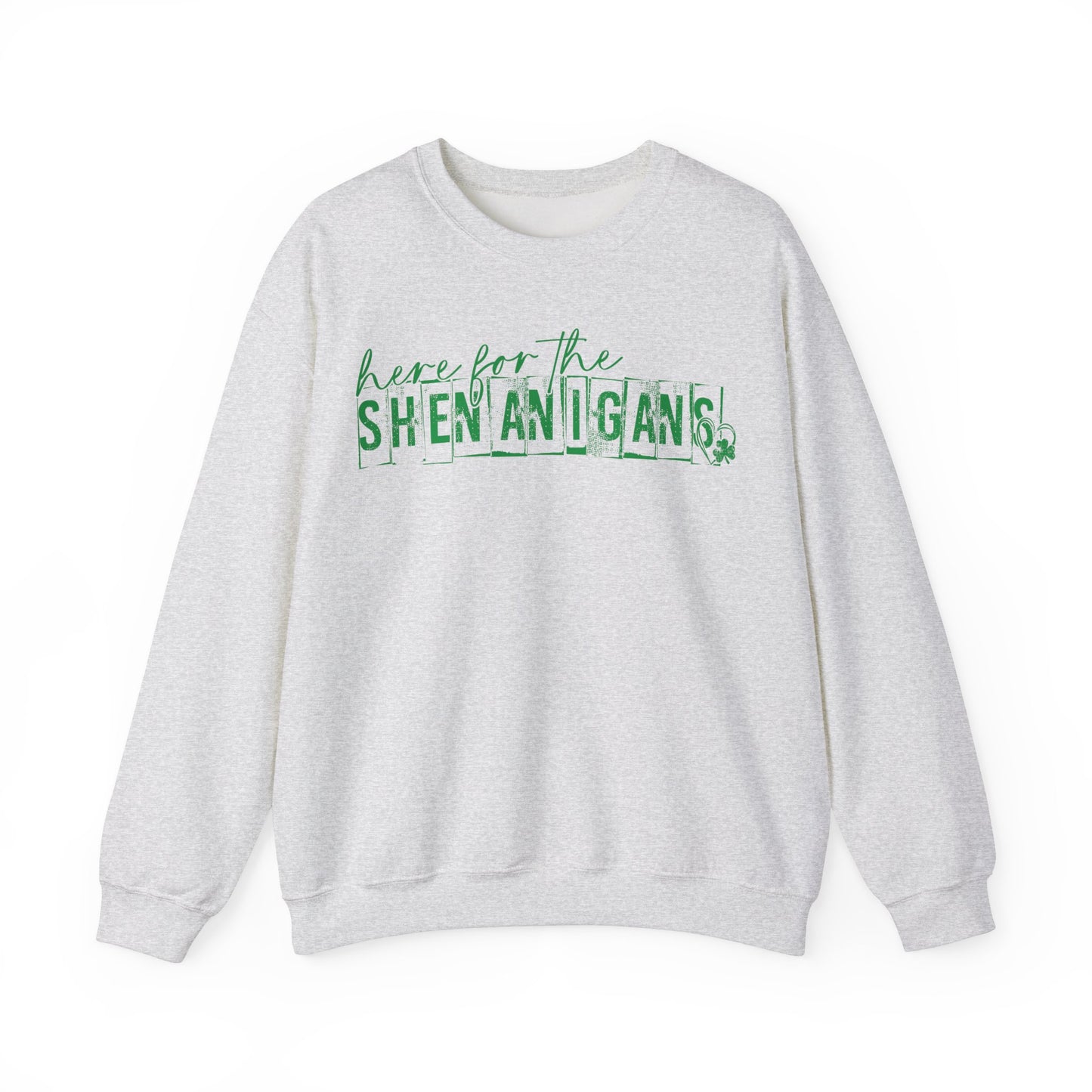 St Patricks Day Lucky Crewneck Sweatshirt, St Paddys Day, Irish Funny Shenanigans, St Patricks Shirt, Holiday Sweatshirt