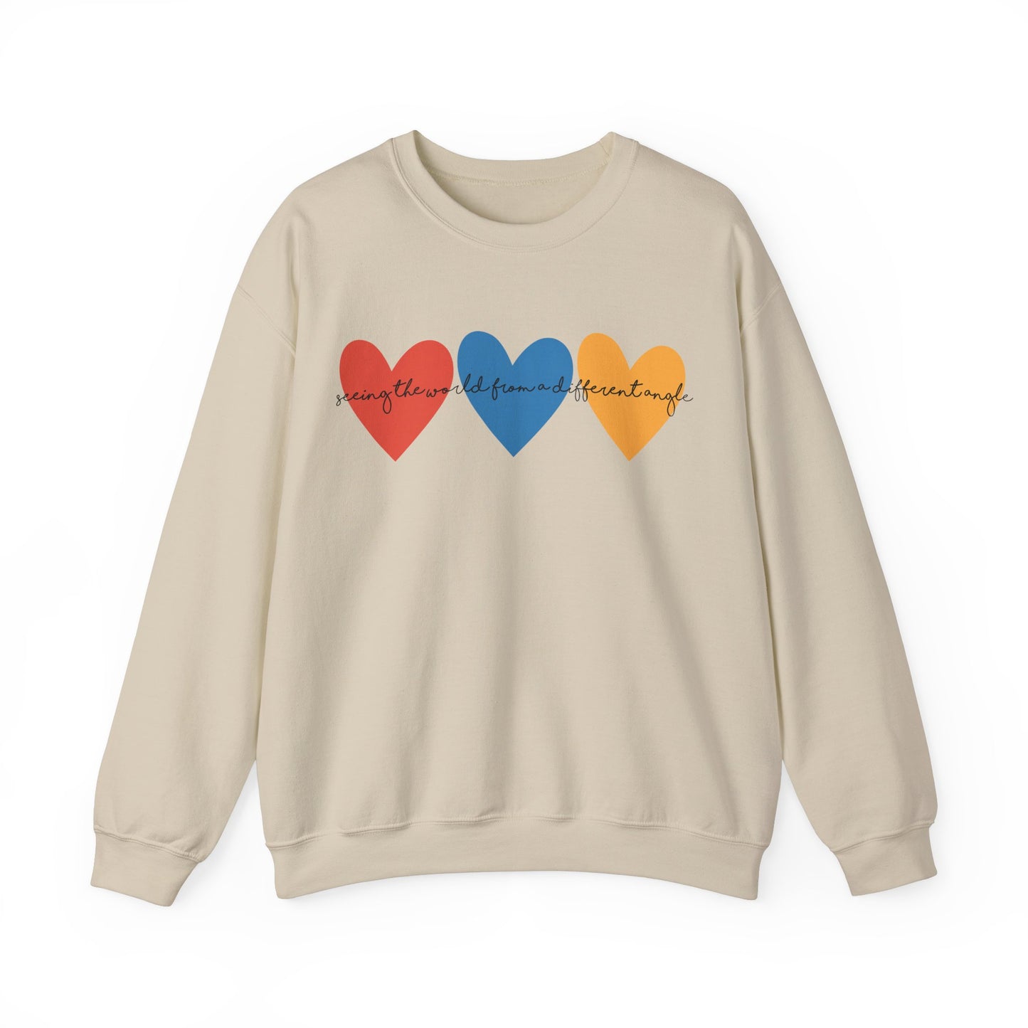 Autism Awareness Retro Heart Sweatshirt, Crewneck, Autism Mama, Advocate, Special Education, Neurodiversity