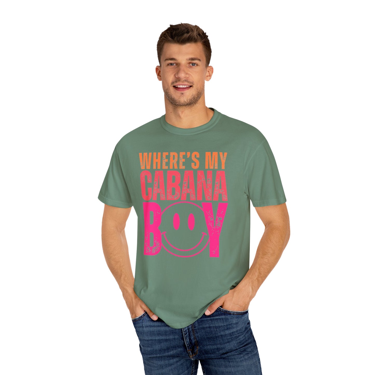 Wheres My Cabana Boy Unisex T-shirt, Funny Vacation Tee, Humorous Spring Break Shirt, Girls Trip Top, Beach Tee, Summer Vibes