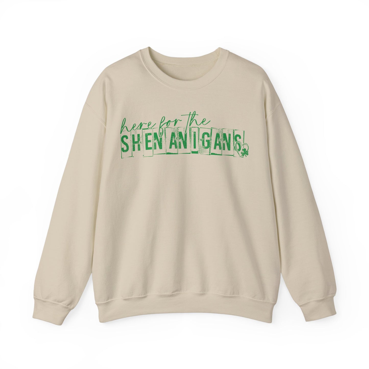 St Patricks Day Lucky Crewneck Sweatshirt, St Paddys Day, Irish Funny Shenanigans, St Patricks Shirt, Holiday Sweatshirt