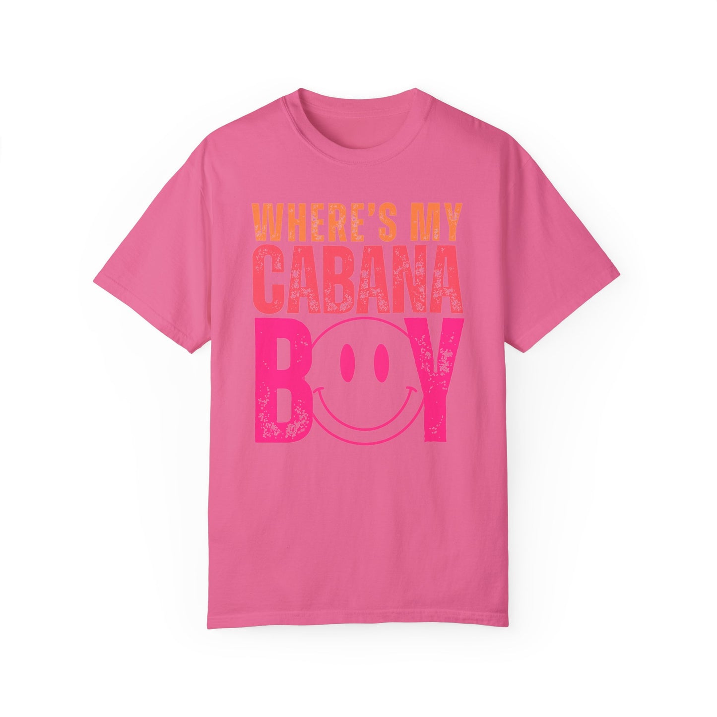 Wheres My Cabana Boy Unisex T-shirt, Funny Vacation Tee, Humorous Spring Break Shirt, Girls Trip Top, Beach Tee, Summer Vibes