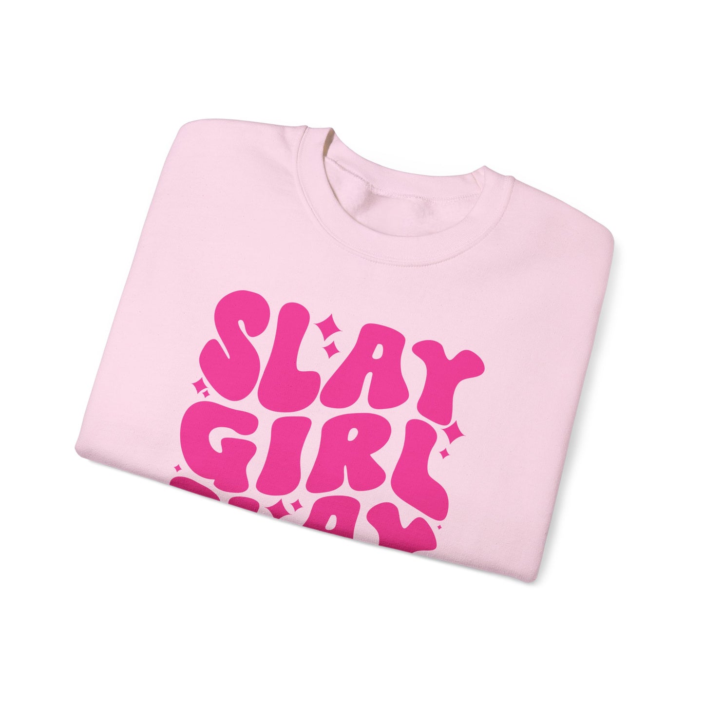 Slay Girl Slay Sweatshirt, Motivational Crewneck, Girl Empowerment Sporty Girl Boss Gift, Unisex Jumper, Fashion Statement