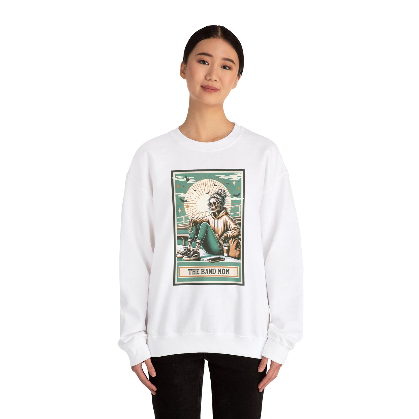 The Band Mom Unisex Heavy Blend™ Crewneck Sweatshirt