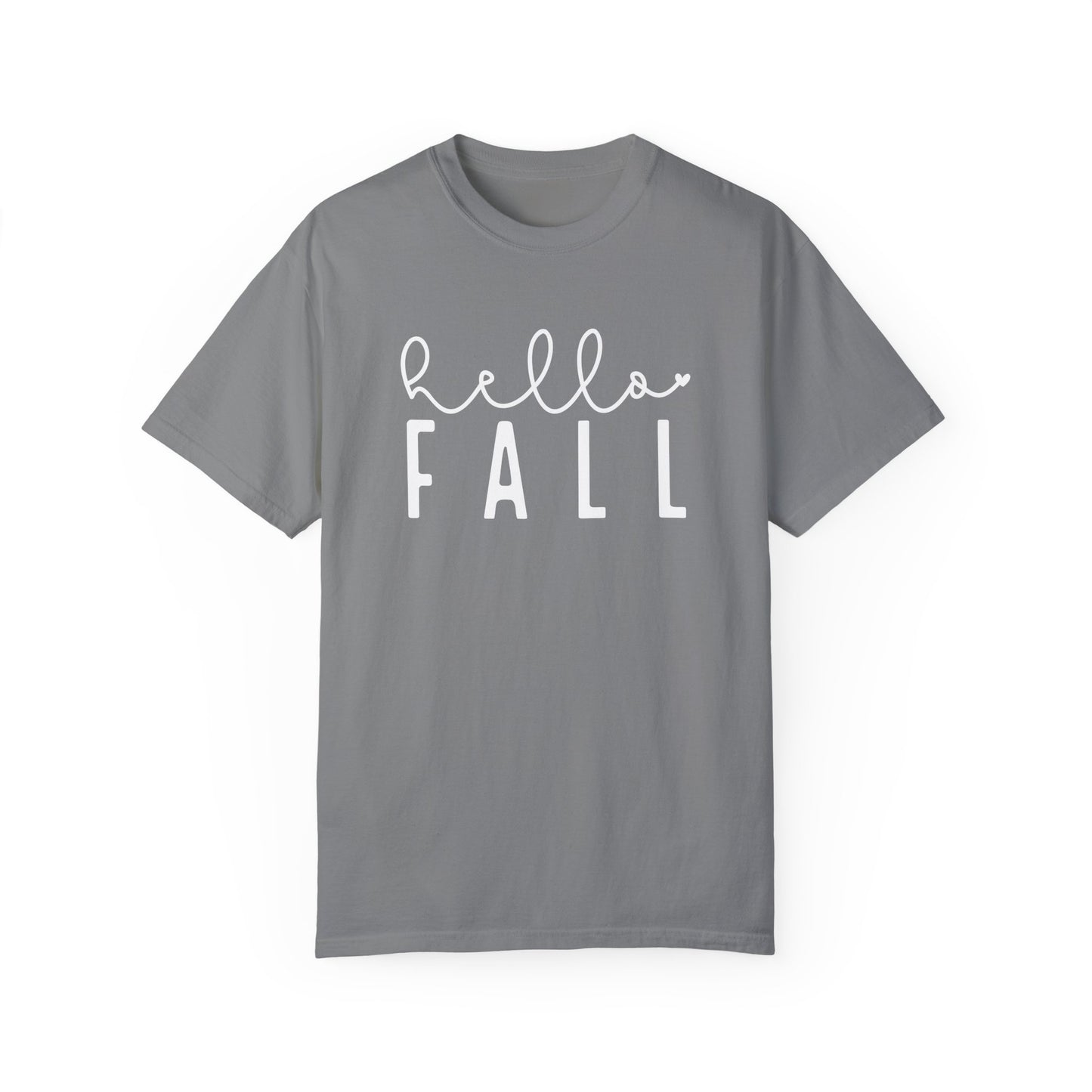 Hello Fall Shirt, Autumn Season Tee, Women's Cute Fall T-Shirt, Fall Tops, Cozy Crewneck, Comfy Fall Tshirt, Funny Fall Fashion, Autumn