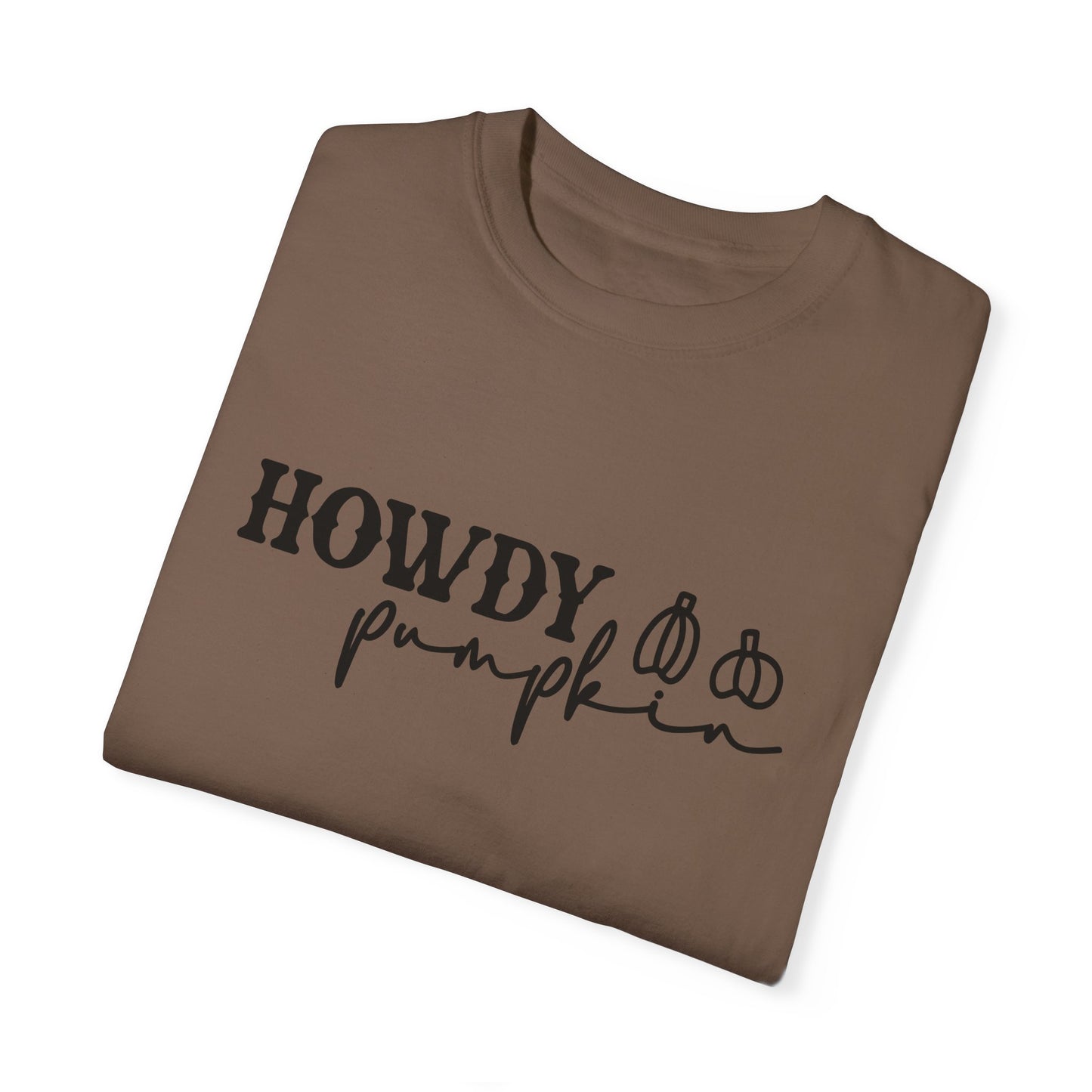 Howdy Pumpkin Shirt, Women's Cute Fall T-Shirt, Cozy Fall Tops, Country Crewneck, Southwest Tee, Autumn, Fall Graphic Tee, Unisex T-shirt