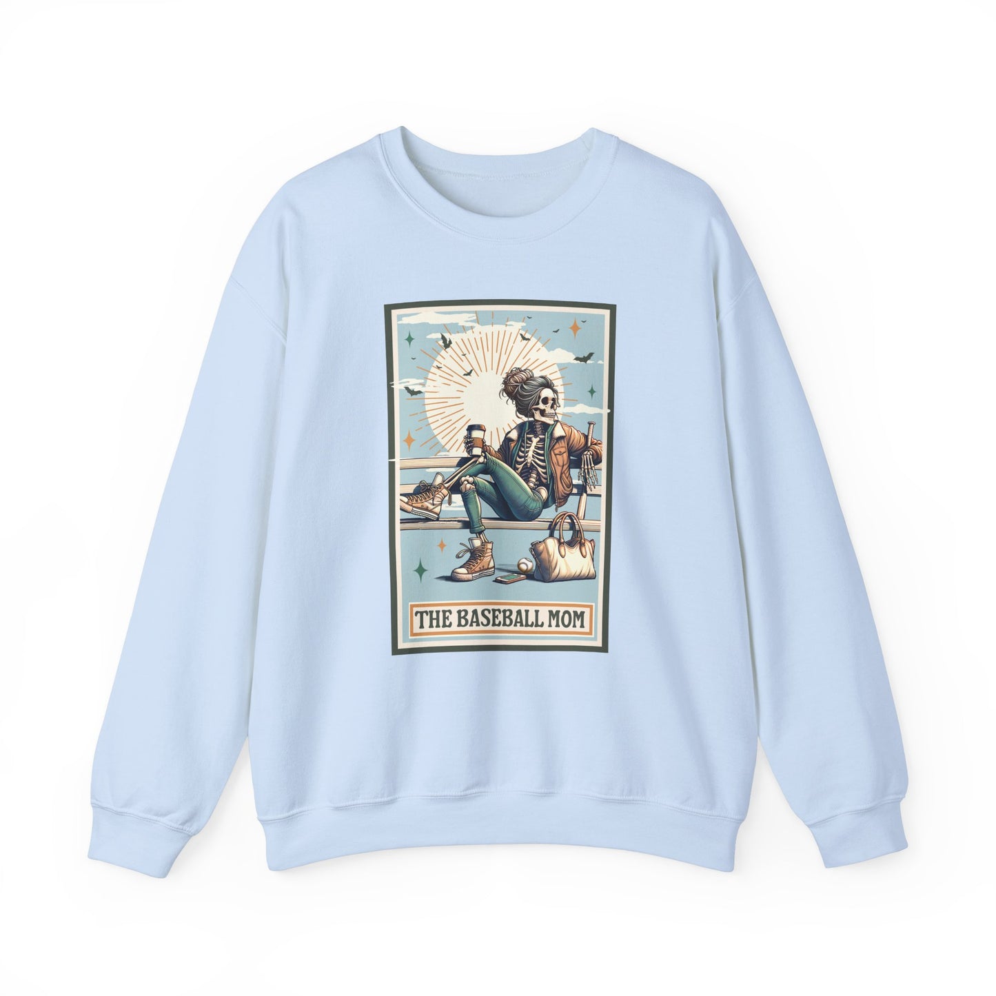 The Baseball Mom, Unisex Heavy Blend™ Crewneck Sweatshirt