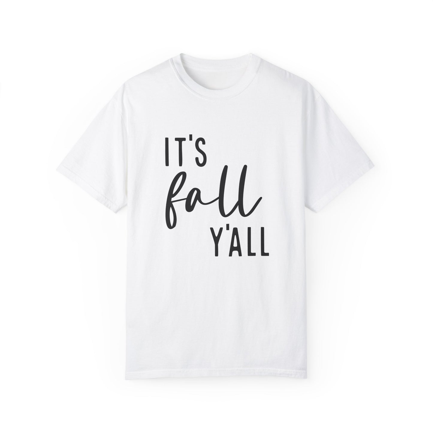 It's Fall Ya'll Shirt, Autumn Season Tee, Women's Cute Fall T-Shirt, Fall Tops, Cozy Crewneck, Autumn, Comfy Fall Tshirt, Funny Fall Fashion