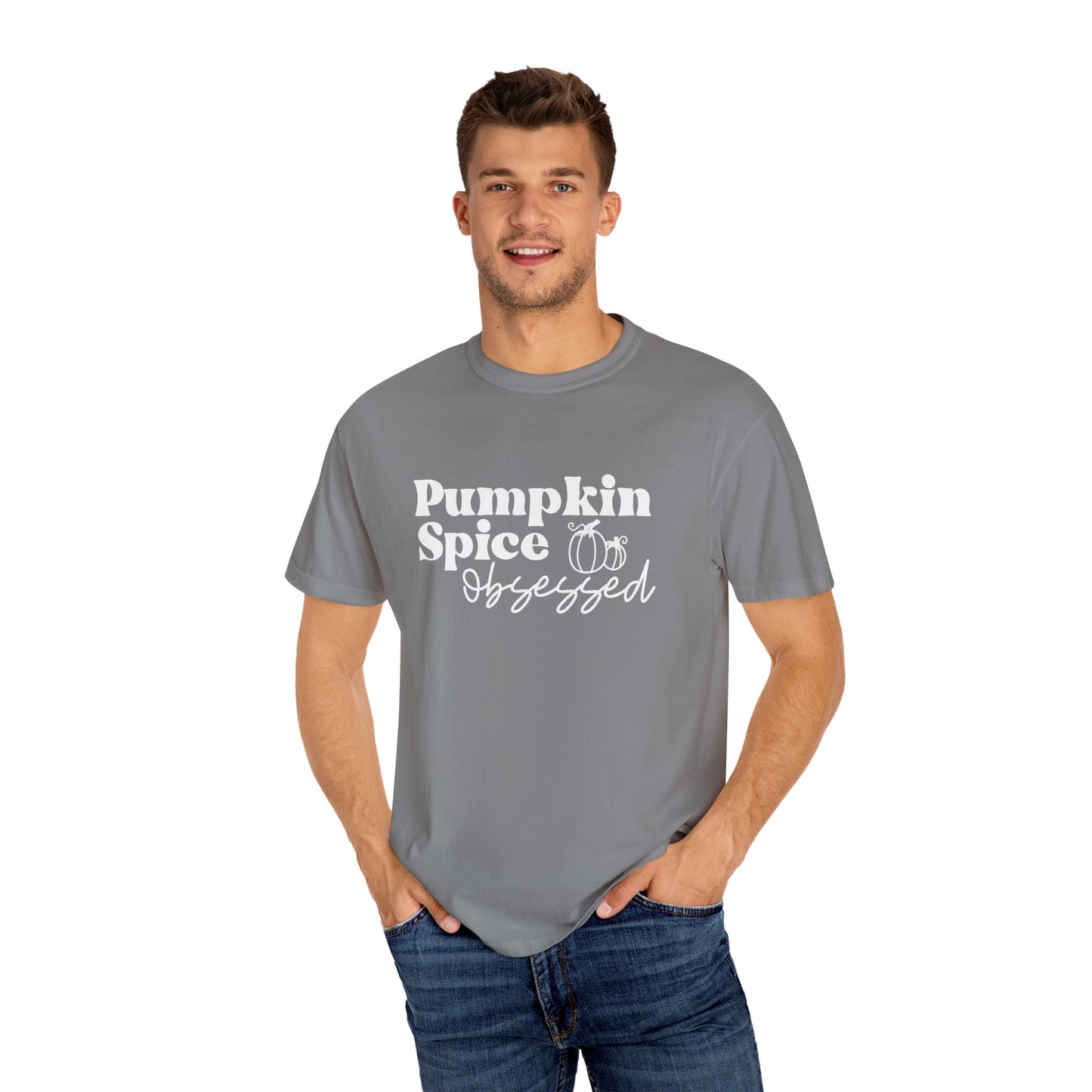 Pumpkin Spice Obsessed Shirt, Pumpkin Spice Season Tee, Women's Cute Fall T-Shirt, Cozy Fall Tops, PSL, Coffee Lover Crewneck, Autumn, Latte