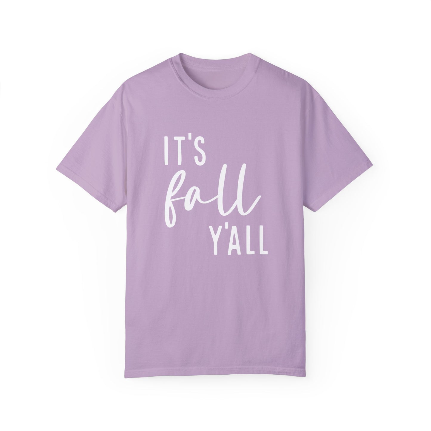 It's Fall Y'all Shirt, Autumn Season Tee, Women's Cute Fall T-Shirt, Fall Tops, Cozy Crewneck, Autumn, Comfy Fall Tshirt, Funny Fall Fashion