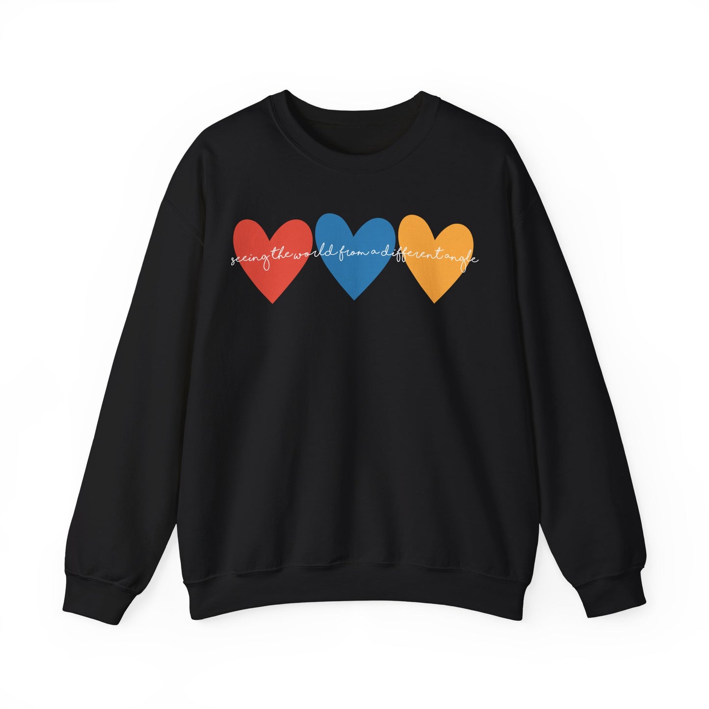 Autism Awareness Retro Heart Sweatshirt, Crewneck, Autism Mama, Advocate, Special Education, Neurodiversity