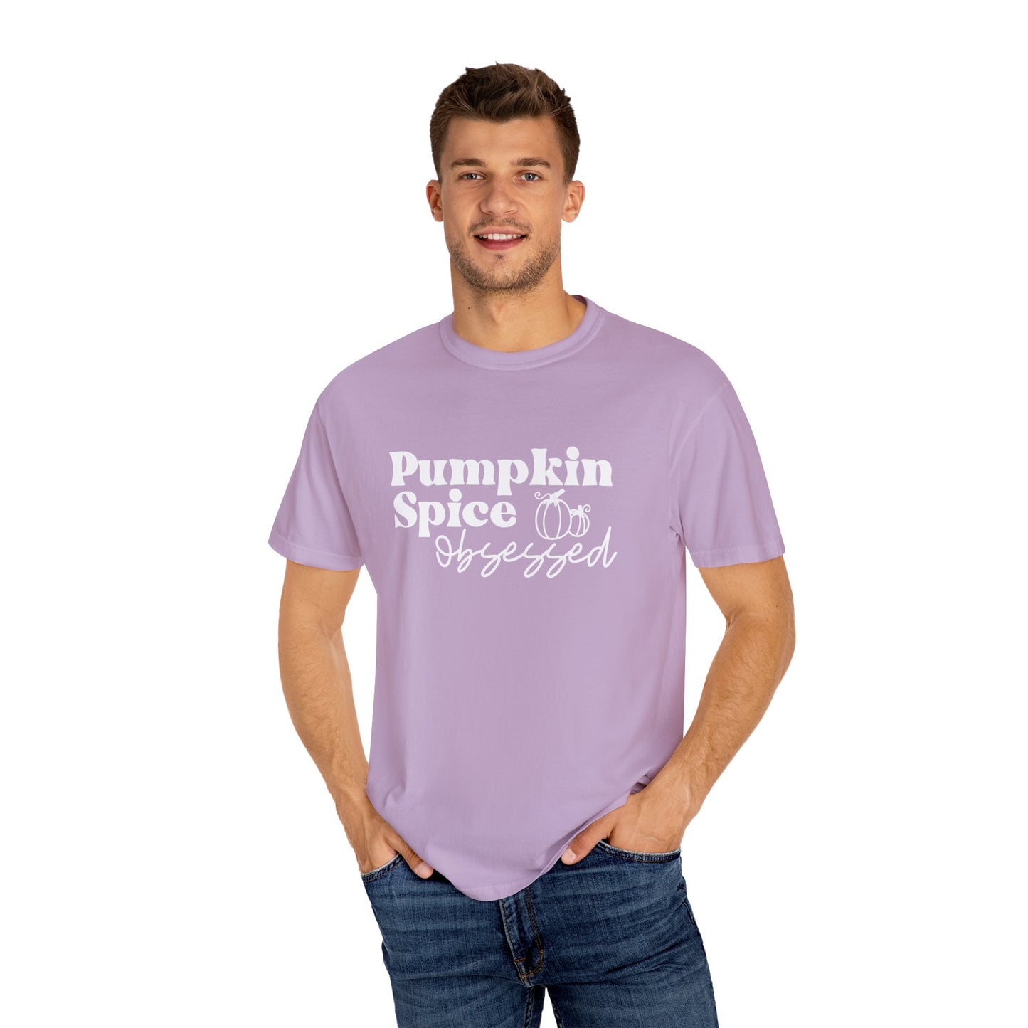 Pumpkin Spice Obsessed Shirt, Pumpkin Spice Season Tee, Women's Cute Fall T-Shirt, Cozy Fall Tops, PSL, Coffee Lover Crewneck, Autumn, Latte