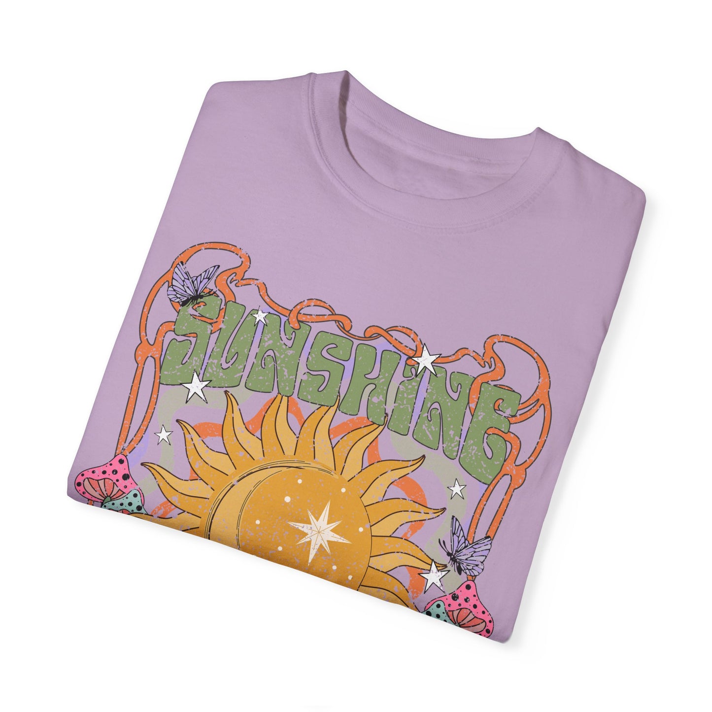 Sunshine On My Mind T-Shirt, Summer Vacation Shirt, Spiritual Wellness Tee, Positive Vibes, Retro, Unisex Tee