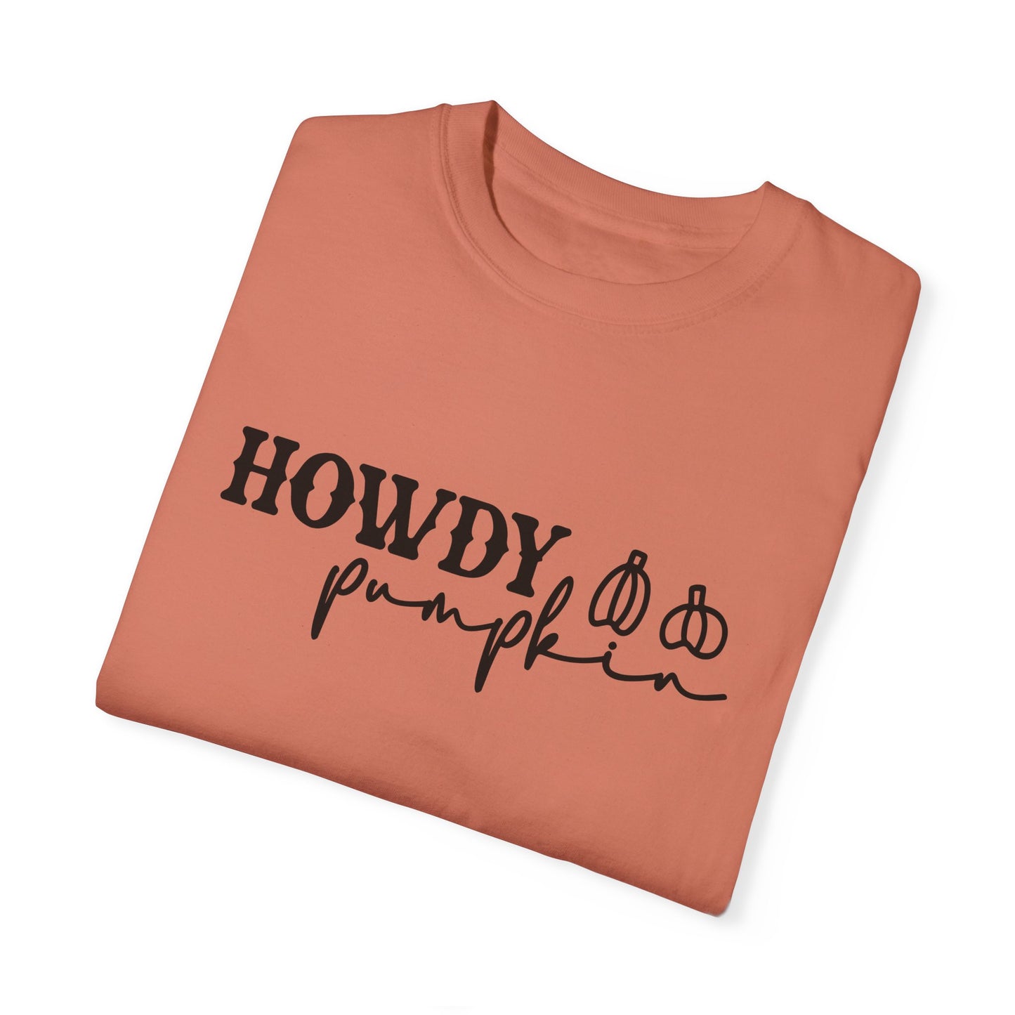 Howdy Pumpkin Shirt, Women's Cute Fall T-Shirt, Cozy Fall Tops, Country Crewneck, Southwest Tee, Autumn, Fall Graphic Tee, Unisex T-shirt