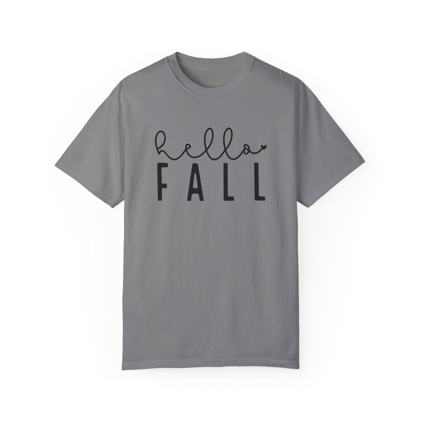 Hello Fall Shirt, Autumn Season Tee, Women's Cute Fall T-Shirt, Fall Tops, Cozy Crewneck, Autumn, Comfy Fall Tshirt, Funny Fall Fashion