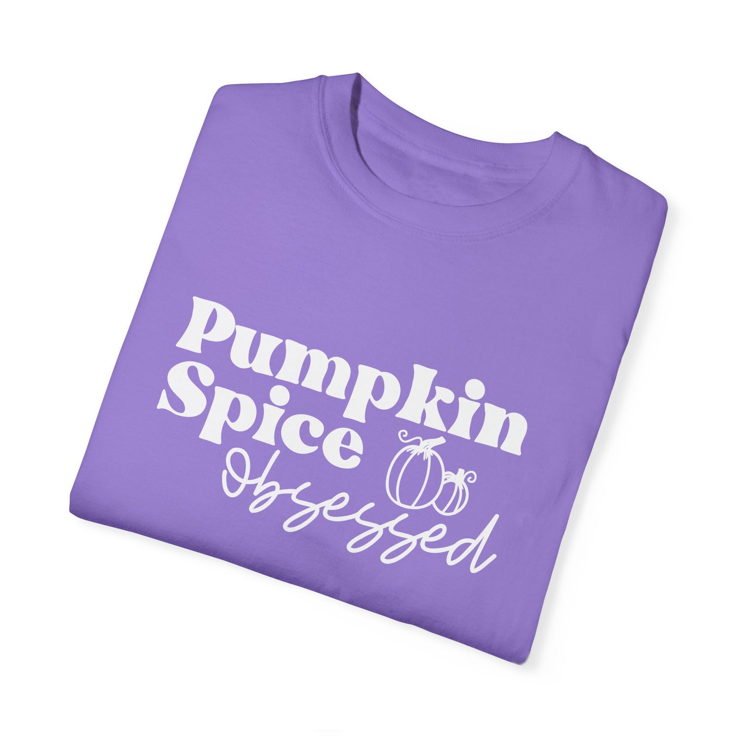 Pumpkin Spice Obsessed Shirt, Pumpkin Spice Season Tee, Women's Cute Fall T-Shirt, Cozy Fall Tops, PSL, Coffee Lover Crewneck, Autumn, Latte