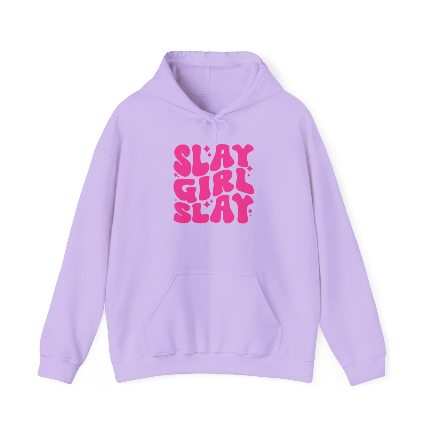 Slay Girl Slay Hoodie, Girl Empowerment Gift, Women's Activewear, Sports Hooded Sweatshirt, Feminist Apparel