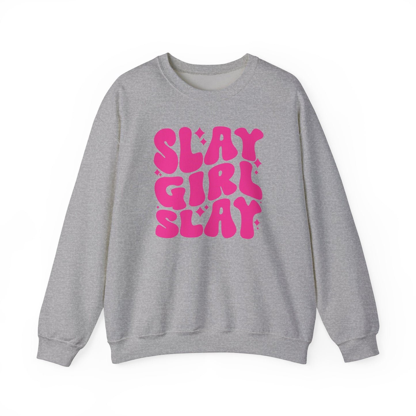 Slay Girl Slay Sweatshirt, Motivational Crewneck, Girl Empowerment Sporty Girl Boss Gift, Unisex Jumper, Fashion Statement