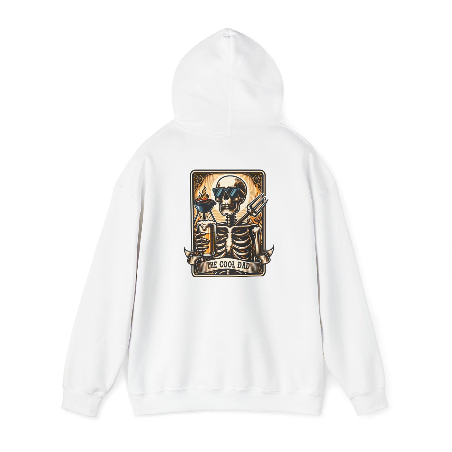 The Coold Dad 1 Tarot Card Unisex Heavy Blend™ Hooded Sweatshirt