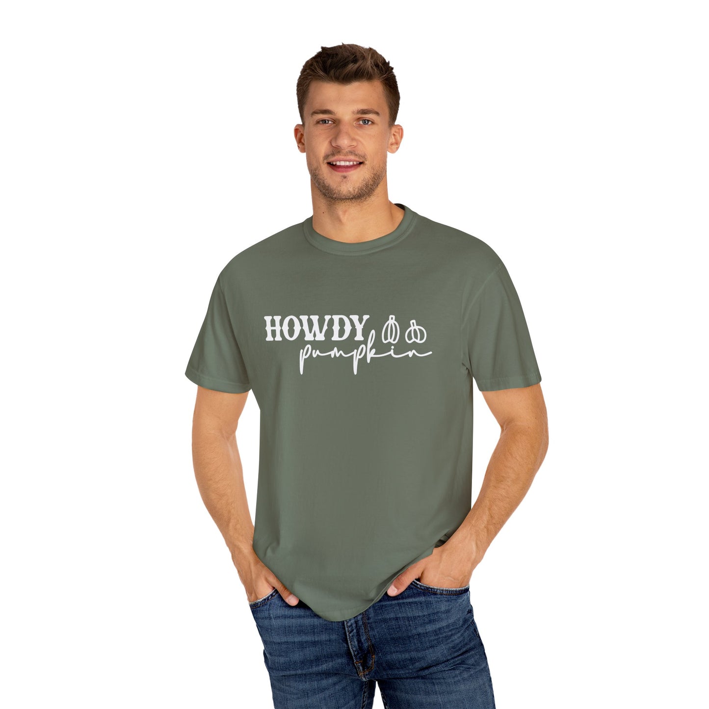 Howdy Pumpkin Shirt, Women's Cute Fall T-Shirt, Cozy Fall Tops, Country Crewneck, Southwest Tee, Autumn, Unisex T-shirt, Fall Graphic Tee