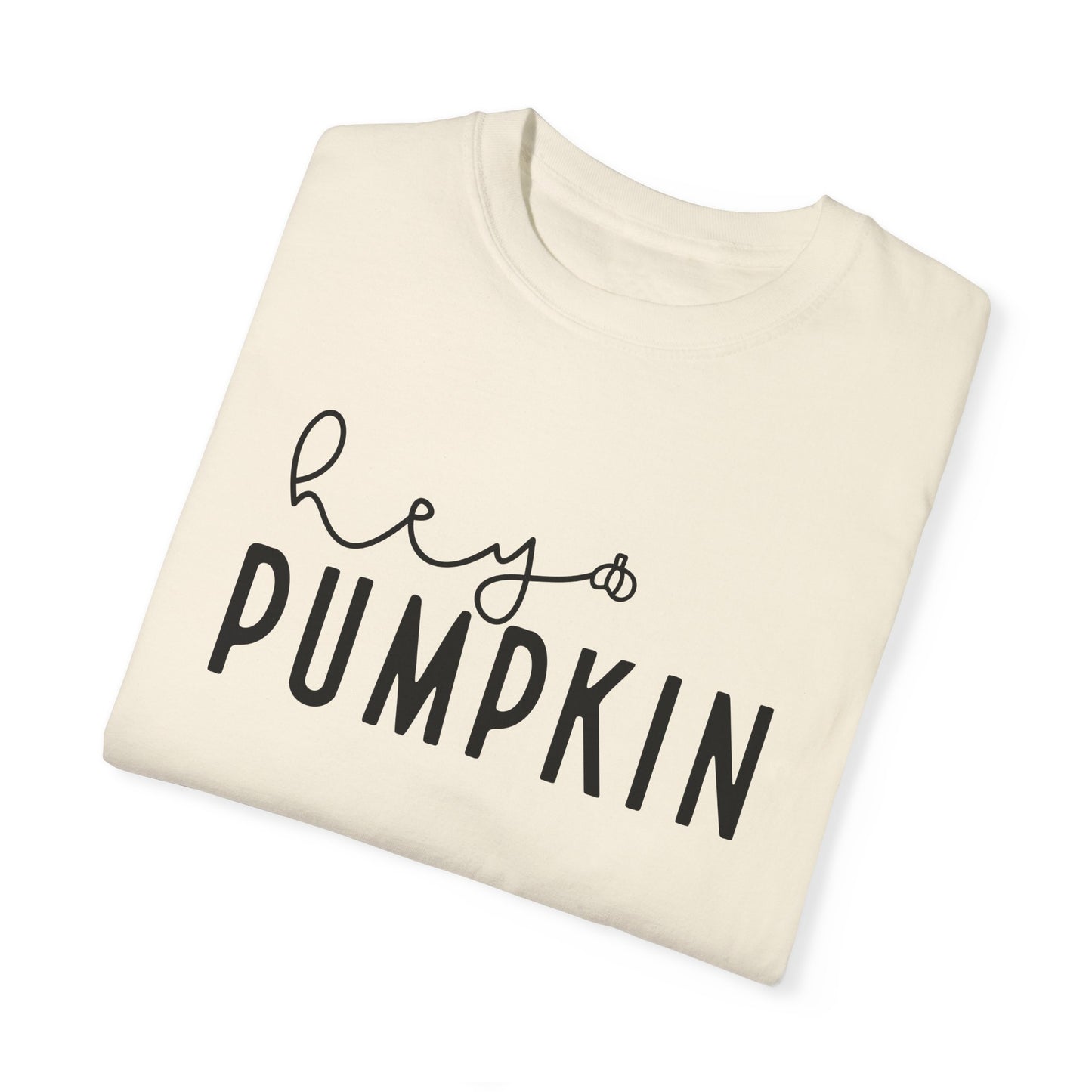 Hey Pumpkin Shirt, Autumn Season Tee, Women's Cute Fall T-Shirt, Fall Tops, Cozy Crewneck, Comfy Fall Top, Funny Fall Fashion, Autumn