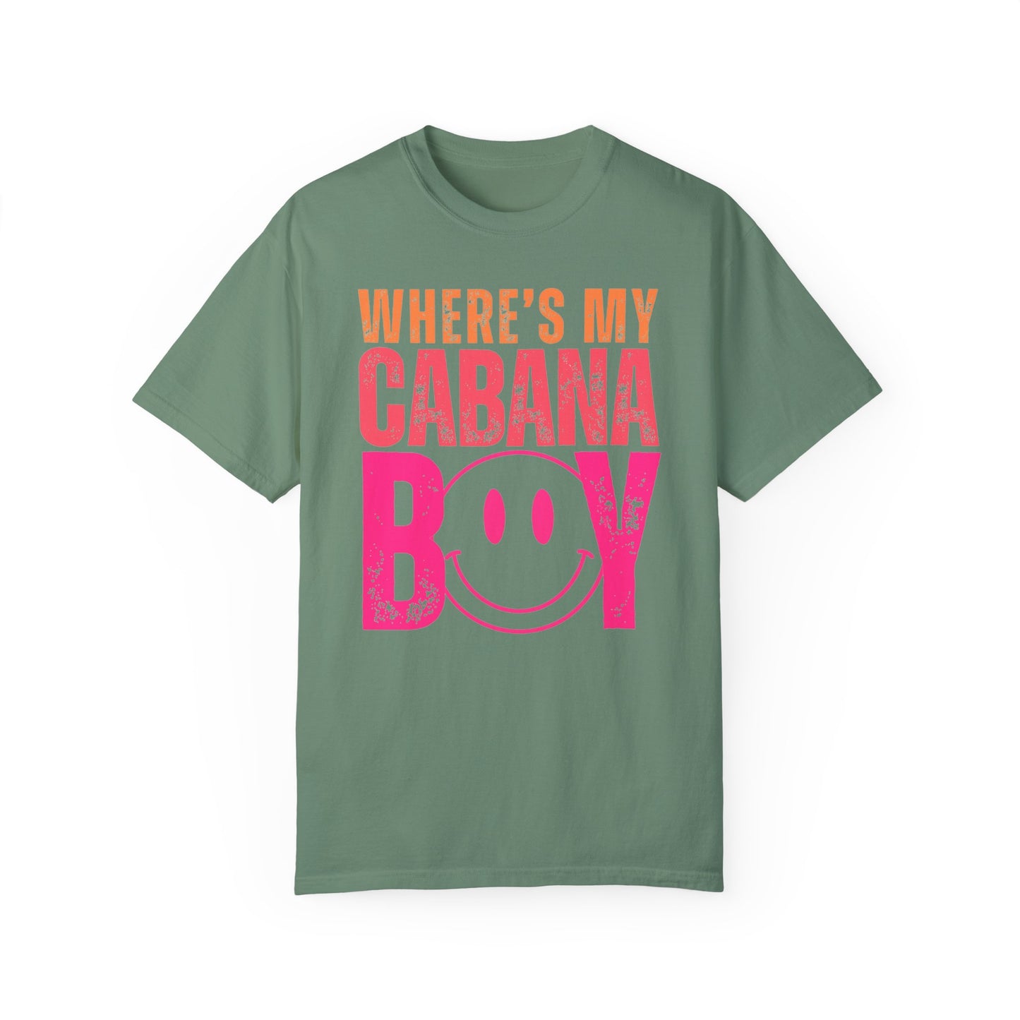 Wheres My Cabana Boy Unisex T-shirt, Funny Vacation Tee, Humorous Spring Break Shirt, Girls Trip Top, Beach Tee, Summer Vibes