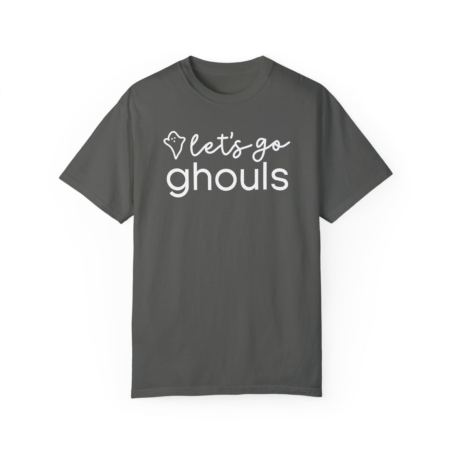 Let's Go Ghouls Shirt, Graphic Halloween Top, Womens Fall Graphic Tee, Halloween Party Shirt, Spooky Season Crewneck, Trendy Halloween Top