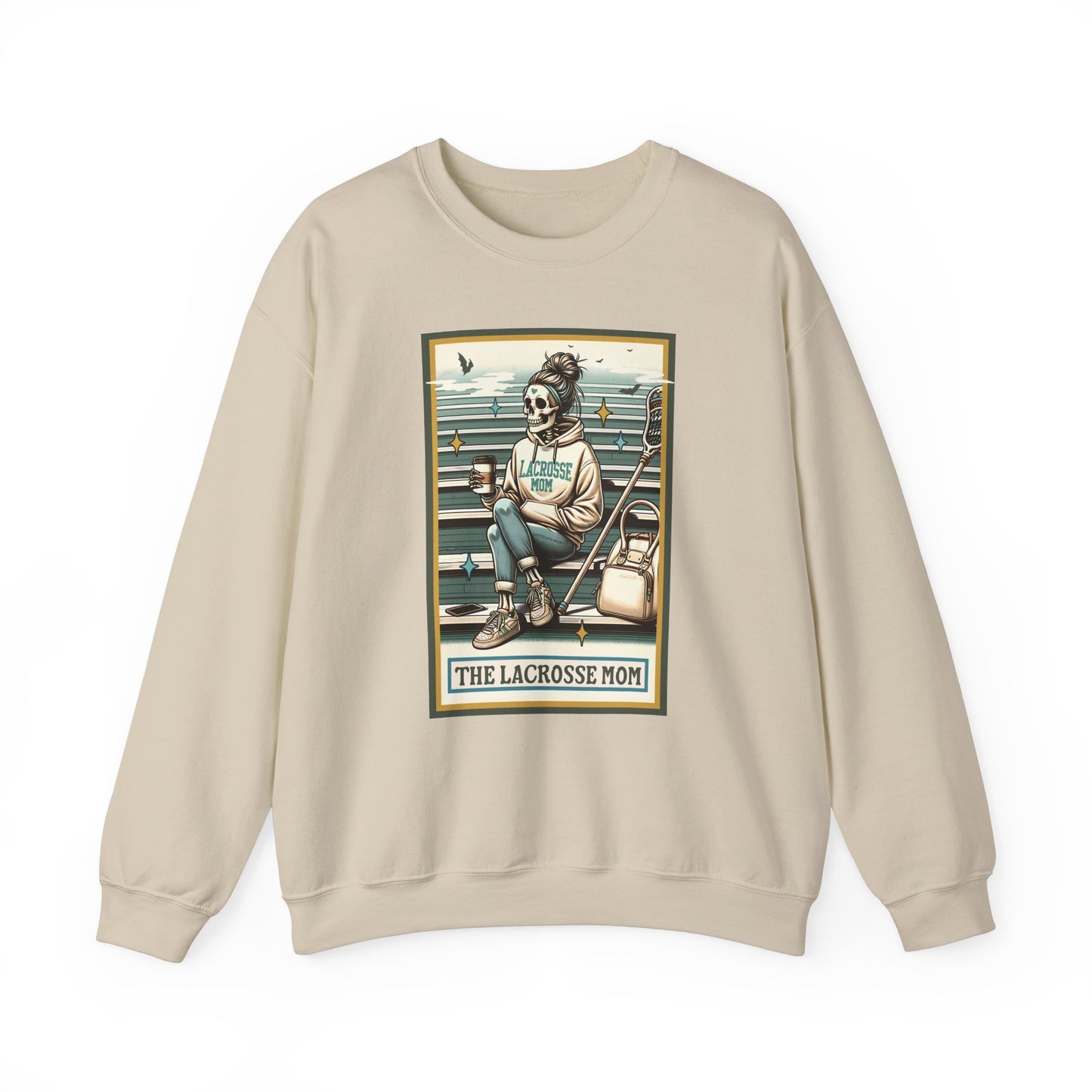 The Lacrosse Mom, Unisex Heavy Blend™ Crewneck Sweatshirt