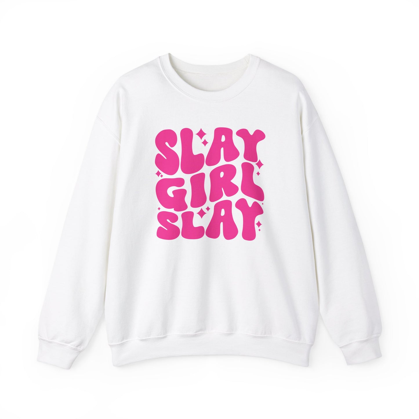 Slay Girl Slay Sweatshirt, Motivational Crewneck, Girl Empowerment Sporty Girl Boss Gift, Unisex Jumper, Fashion Statement