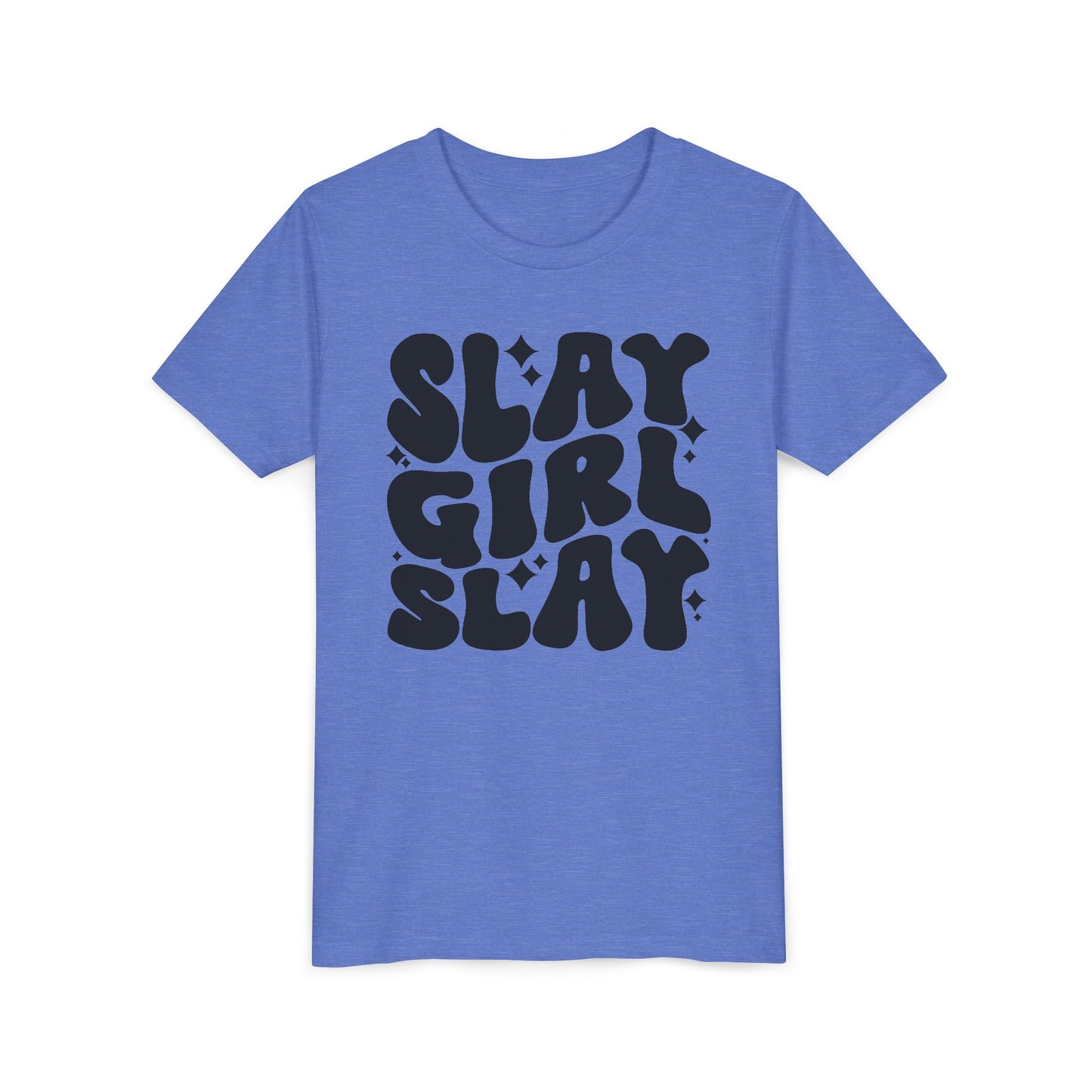 Slay Girl Slay Youth Tee, Empowerment Shirt, Kids Graphic T-Shirt, Girl Power Top, Inspirational Clothing